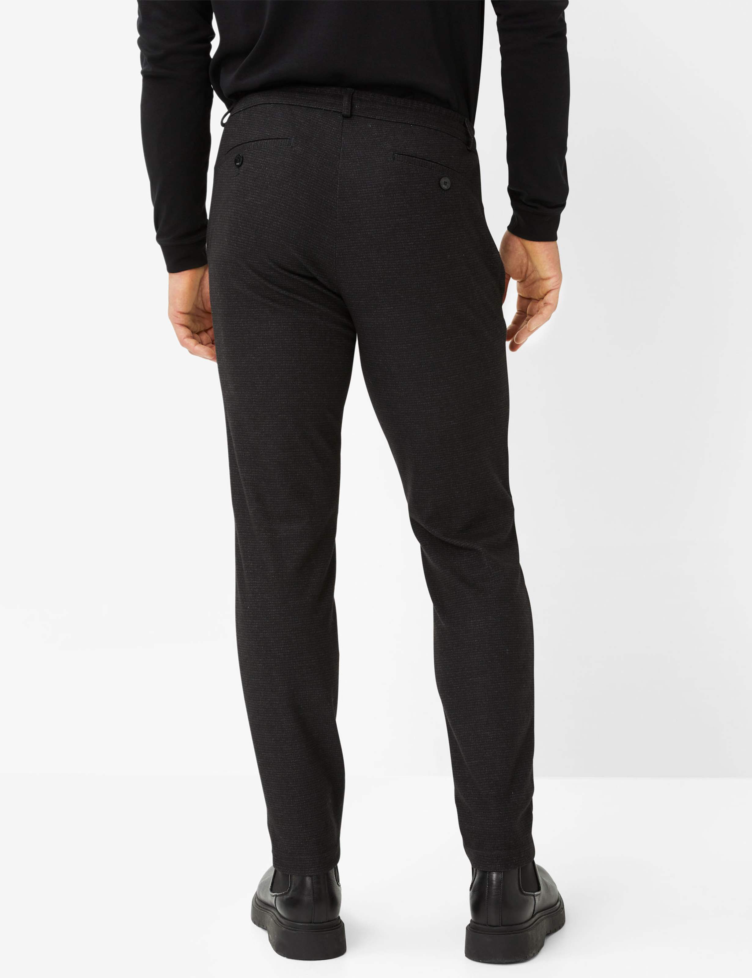 Men Style PHIL Medium Gray Modern Fit Model back