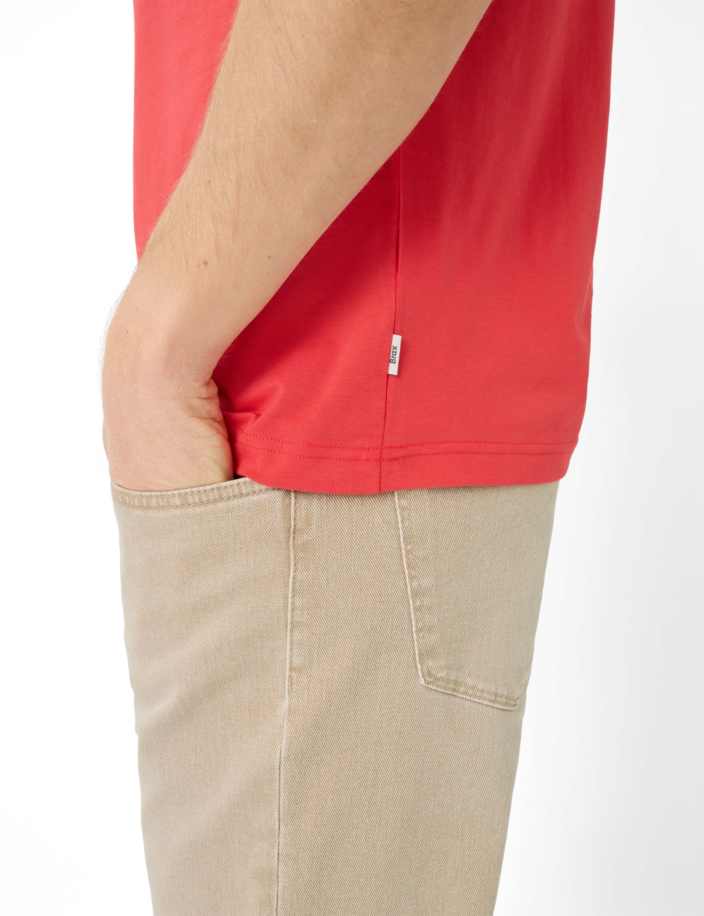 Herre Style TED Rød  Detalje 2