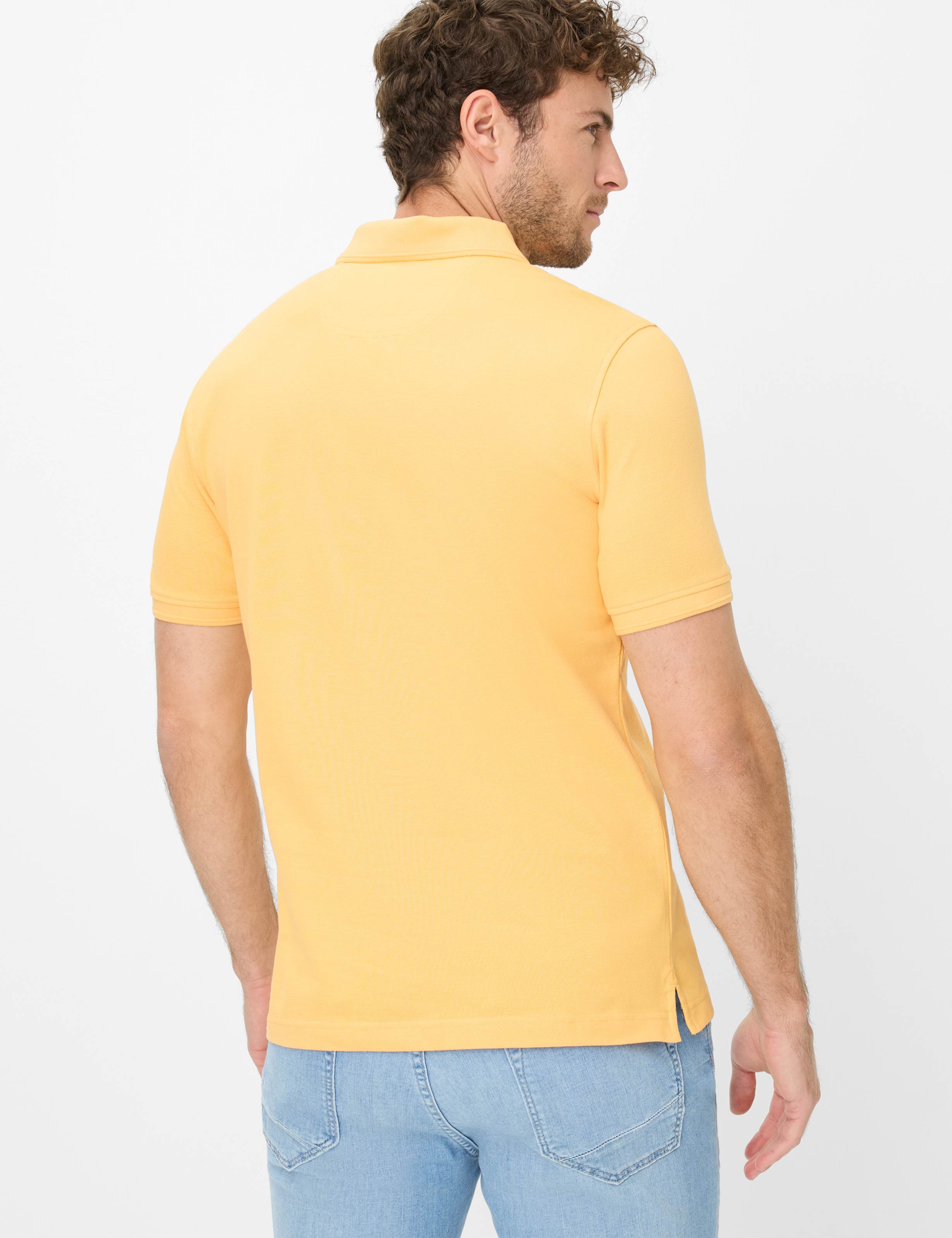 Thumbnail - Brax Herren Polo Style PETE sunrise, gelb, Gr. XXXL