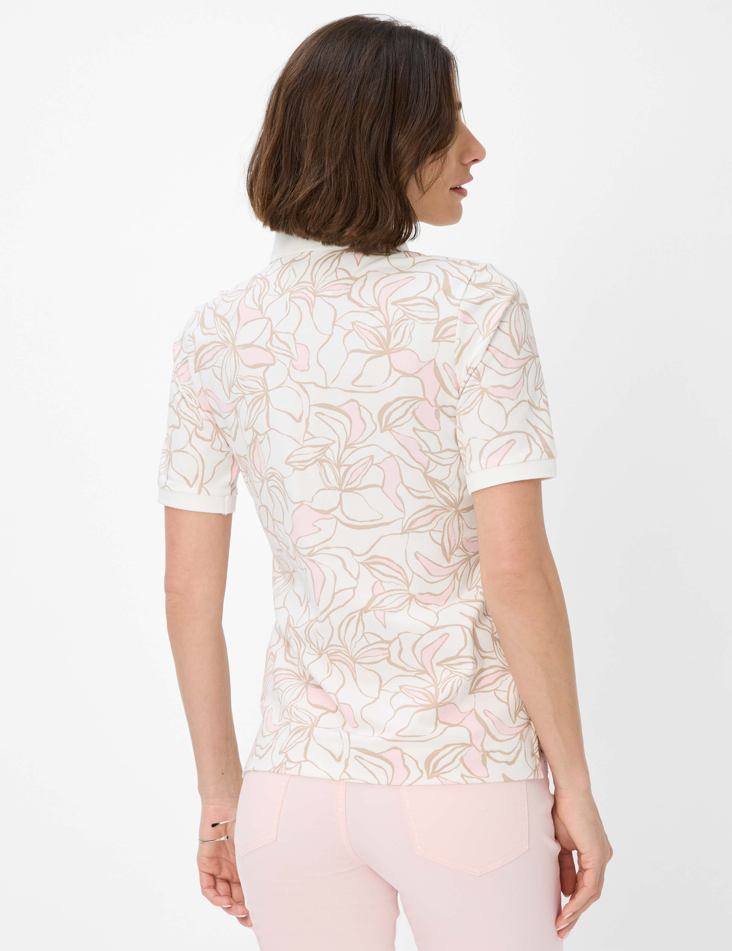 Women Style CLEO Cream White  Model back