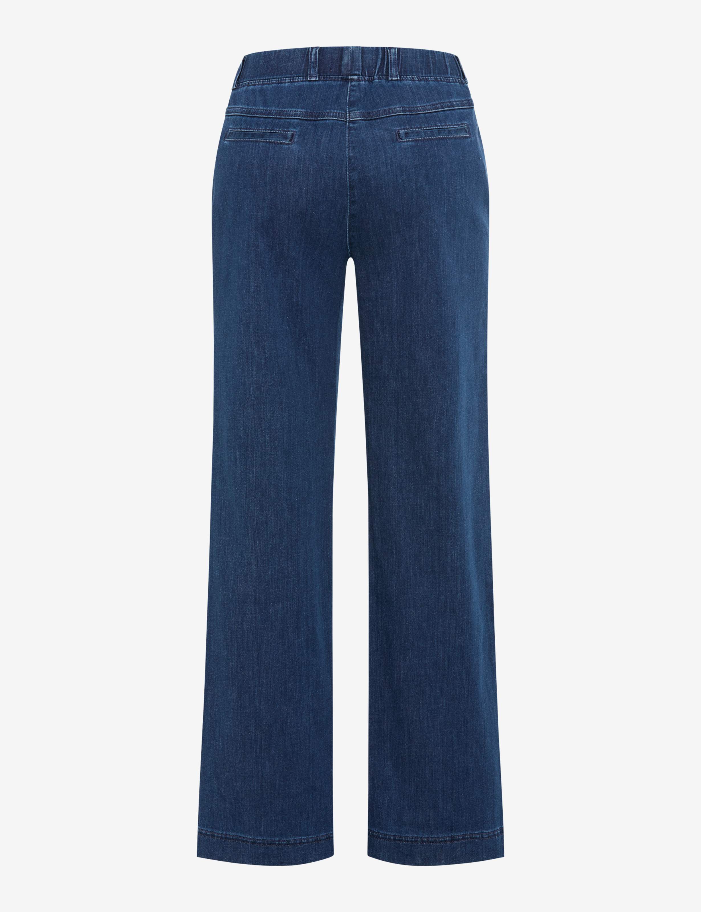 Damen Style PAM FLARED Denim Blau  Freisteller Rueck