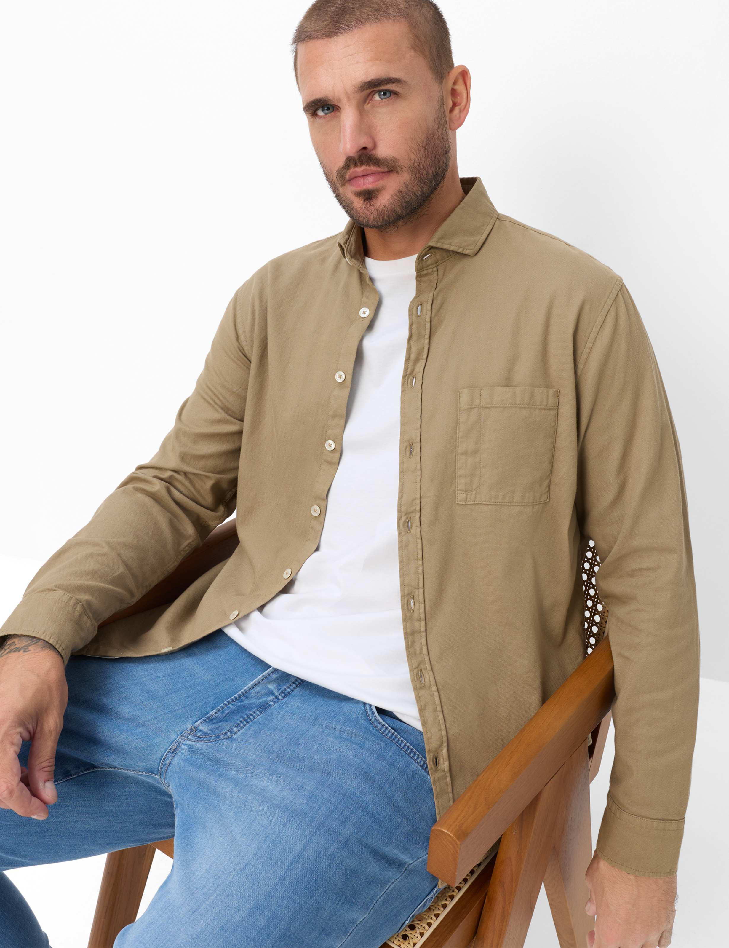 Homme Style HAROLD Beige  Détail 1