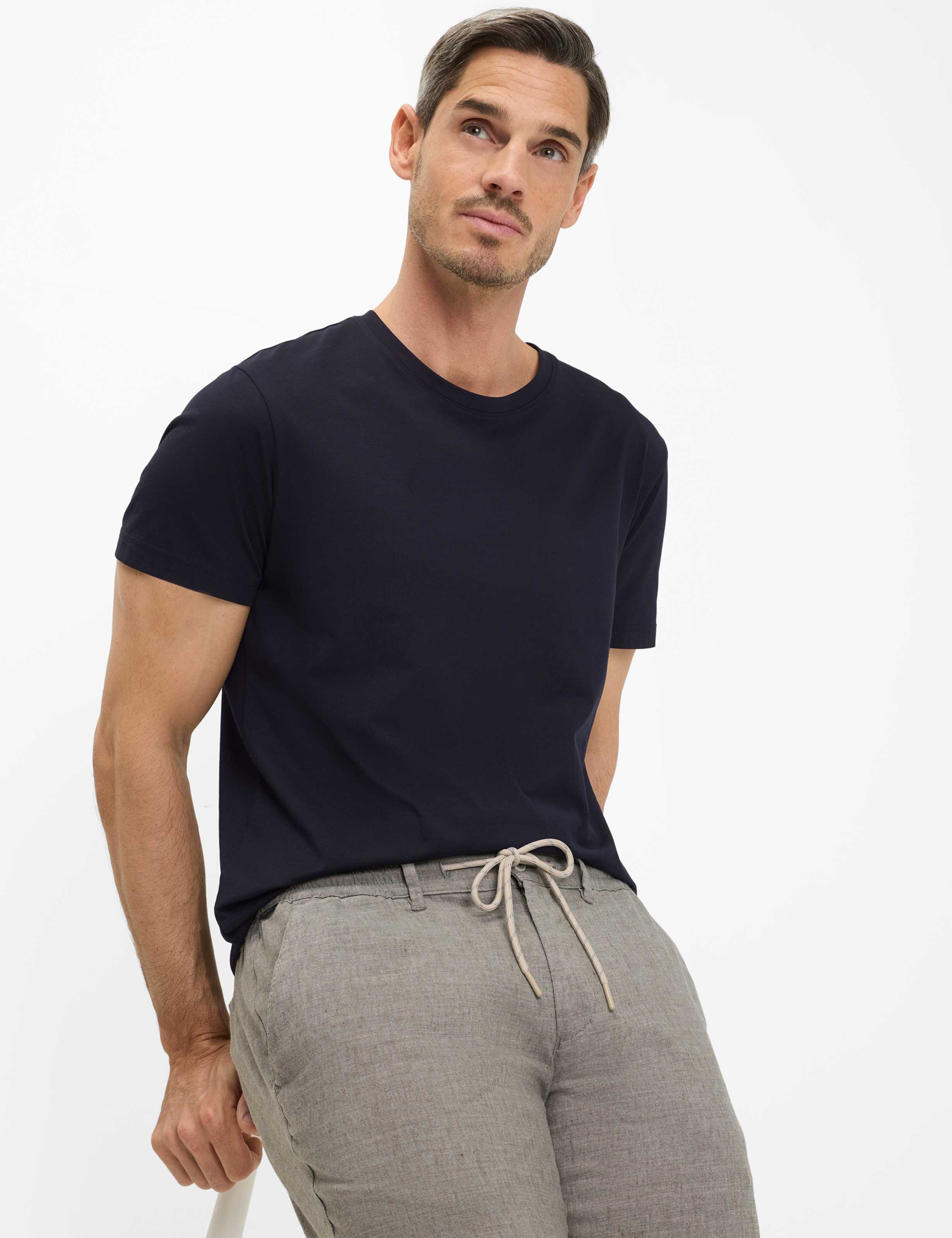 Men Style TILL Green - Khaki Regular Fit Detail 1
