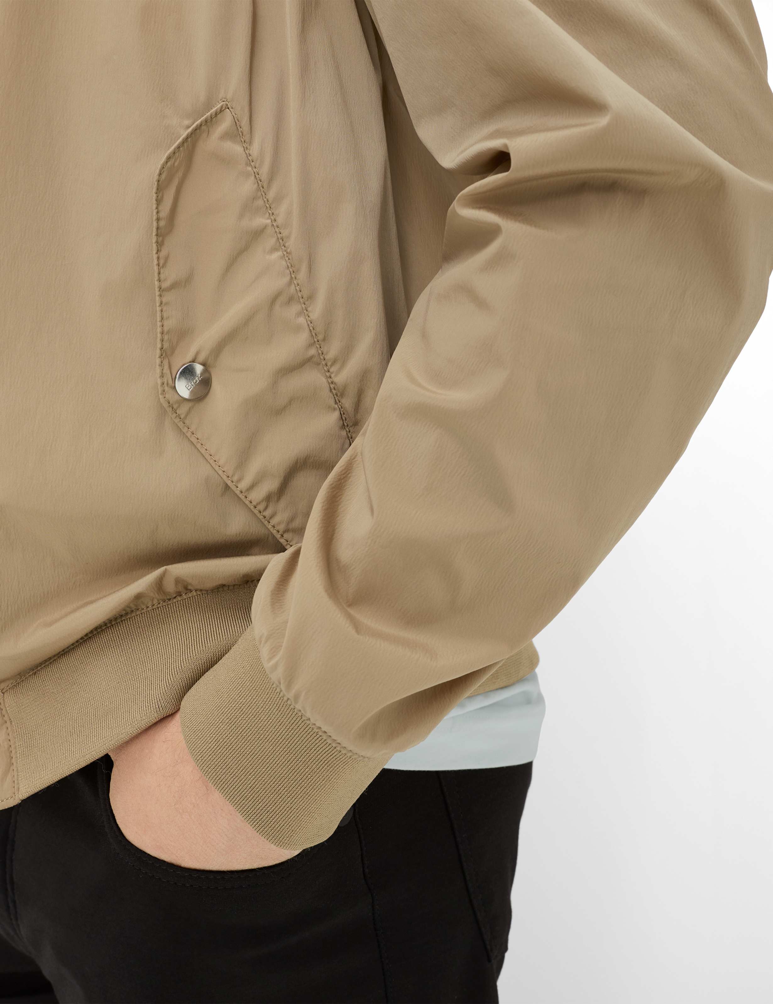 Homme Style CREW Beige  Détail 2