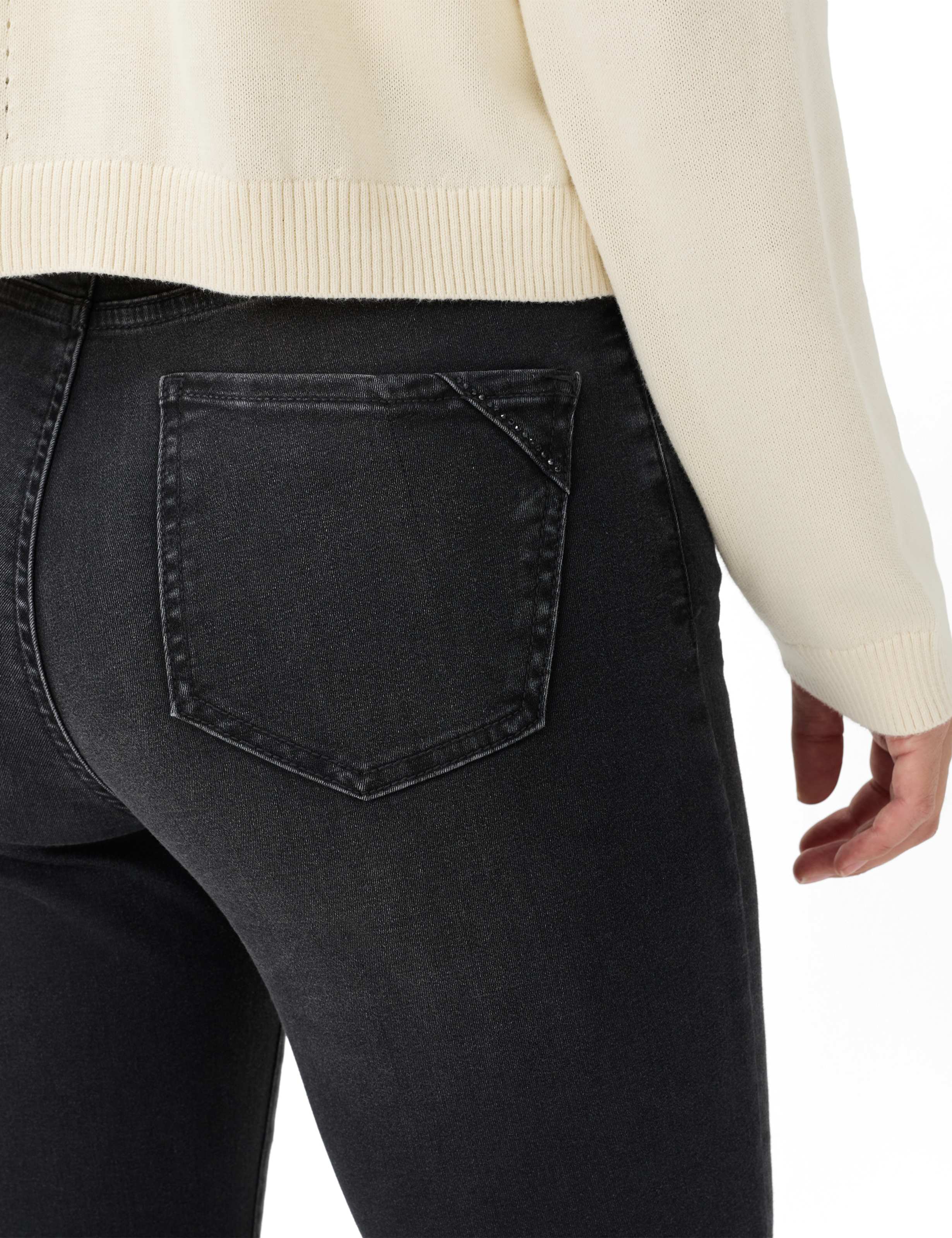 Femme Style MARY Denim Gris Foncé Regular Fit Détail 2