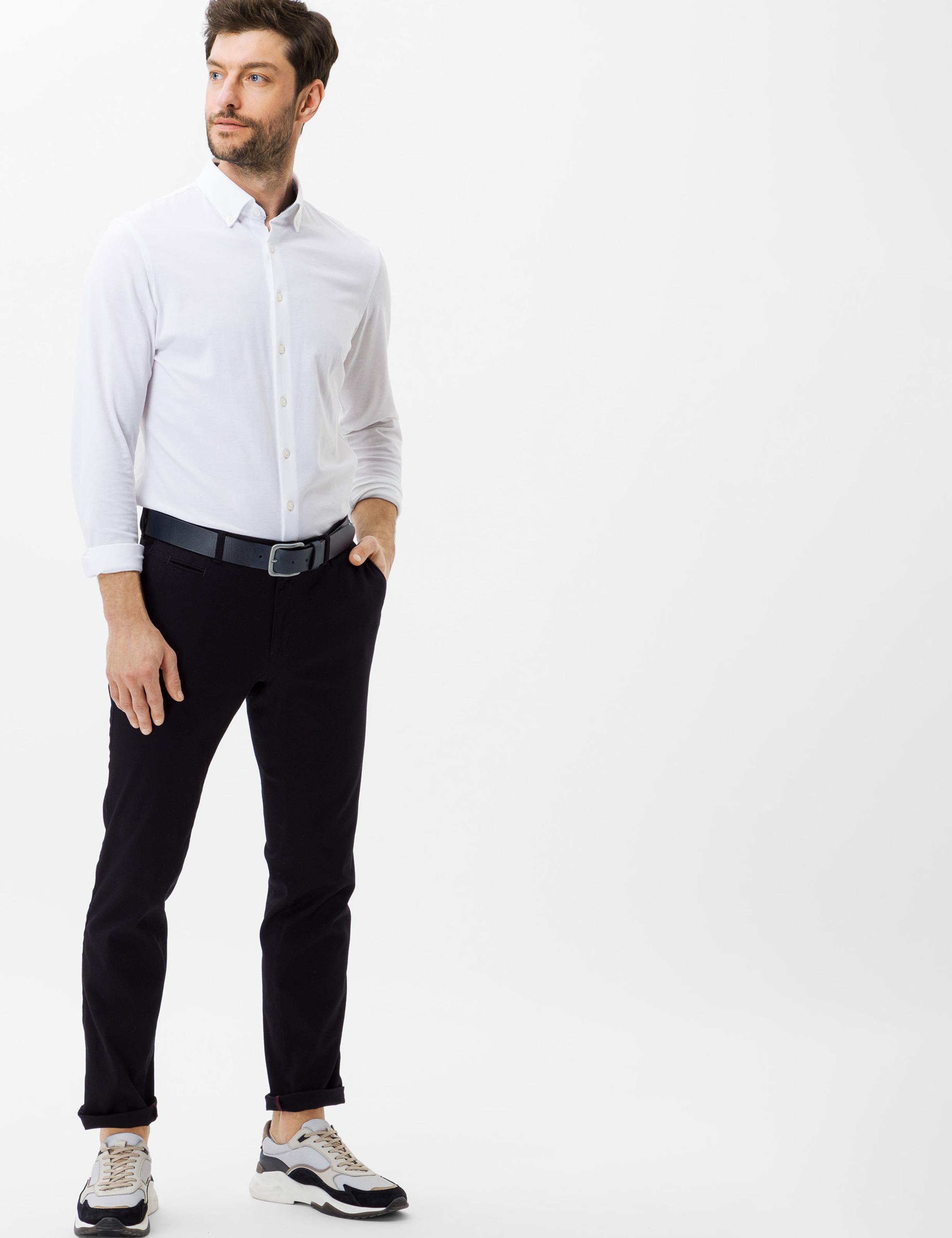 Herren Style FABIO IN Schwarz Modern Fit Model Outfit