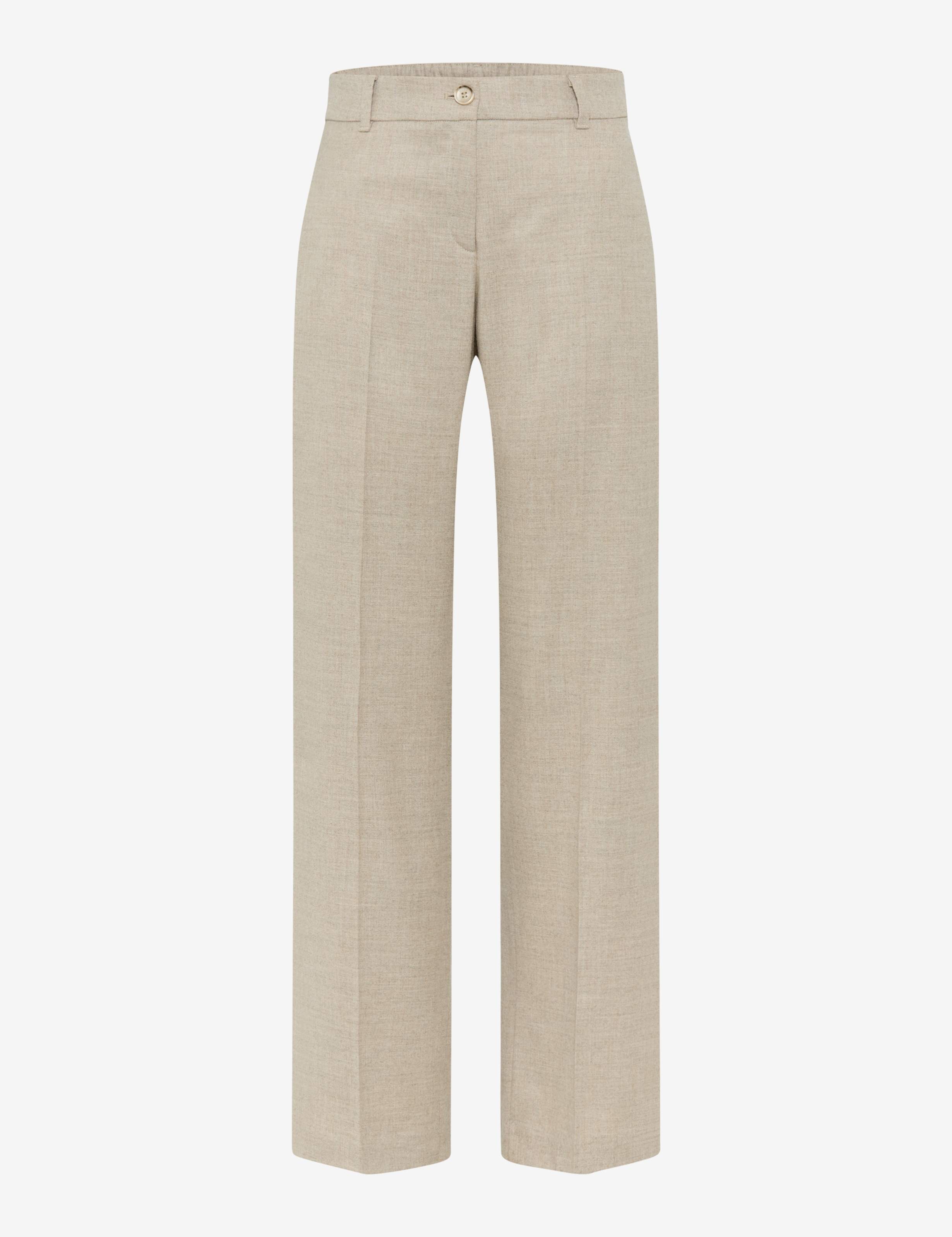 Femme Style MAINE Beige Clair Wide Leg Détourage avant