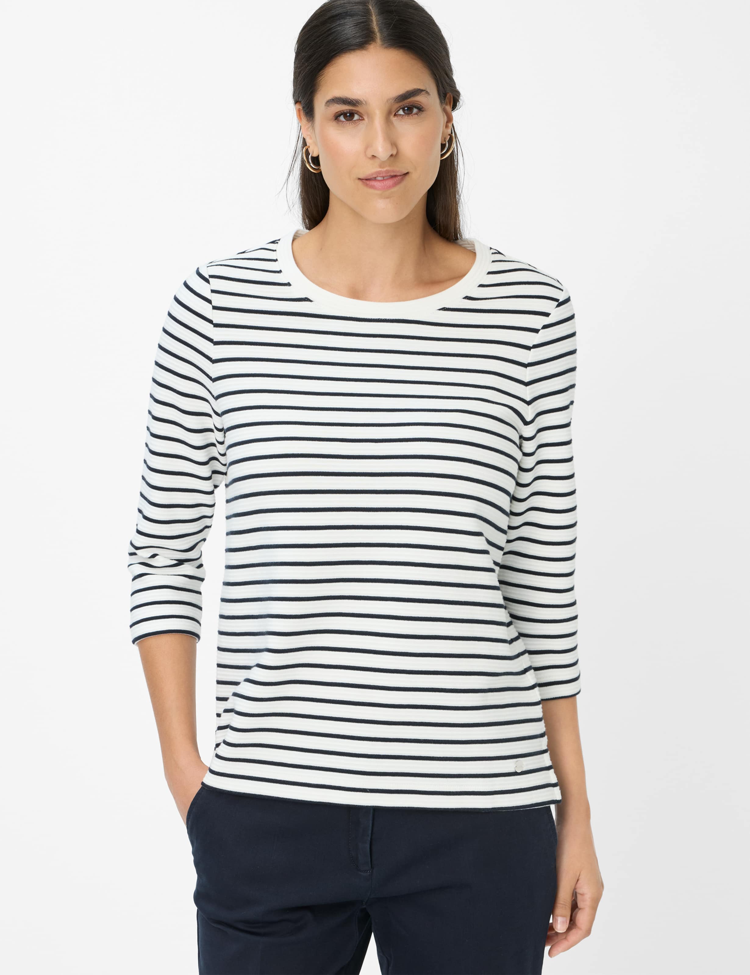 Thumbnail - Brax Damen Shirt Style BONNIE navy, dunkelblau, Gr. 44