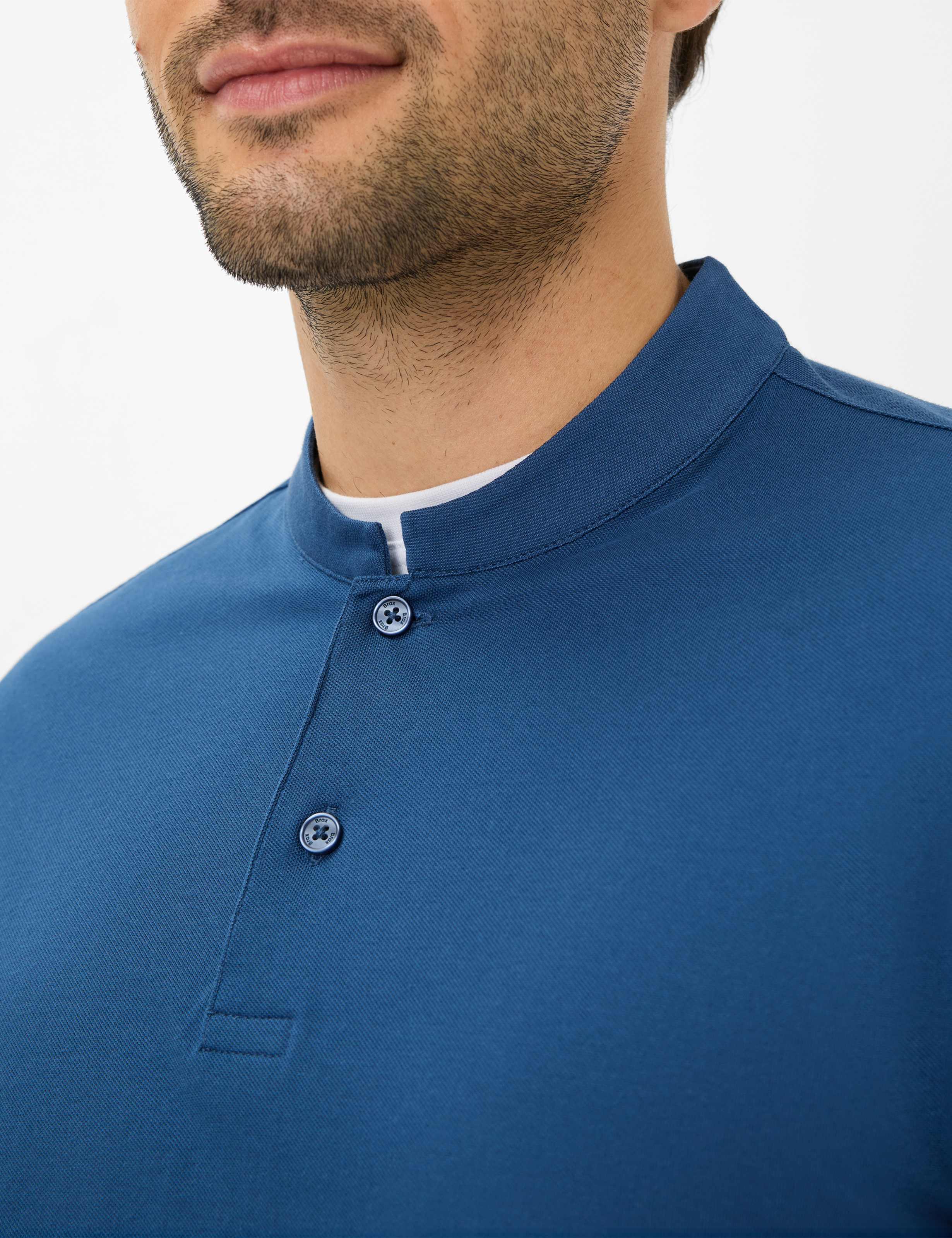Herren Style PELE Blau  Detail 2