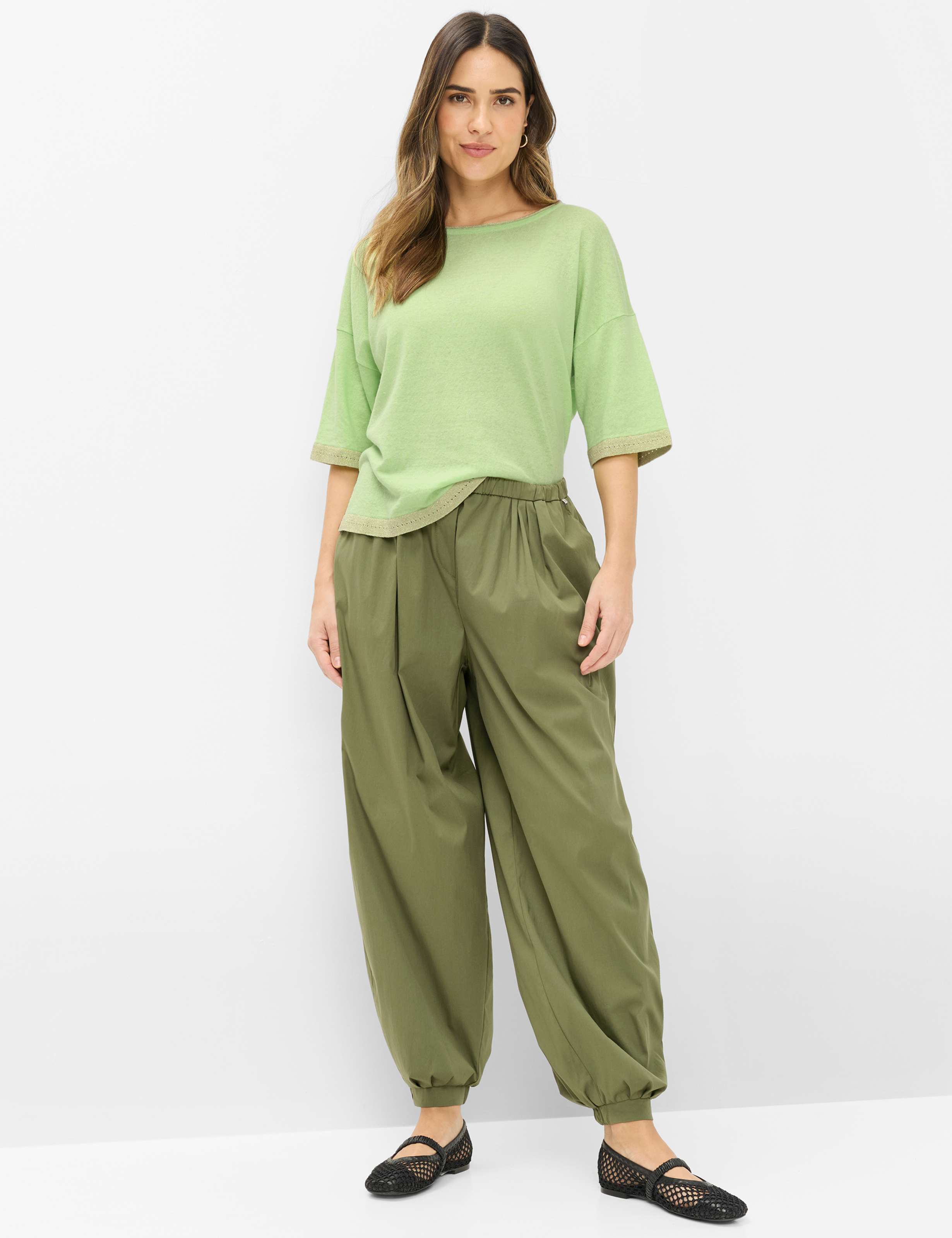 Femme Style NOEMI Vert Clair  Tenue du mannequin