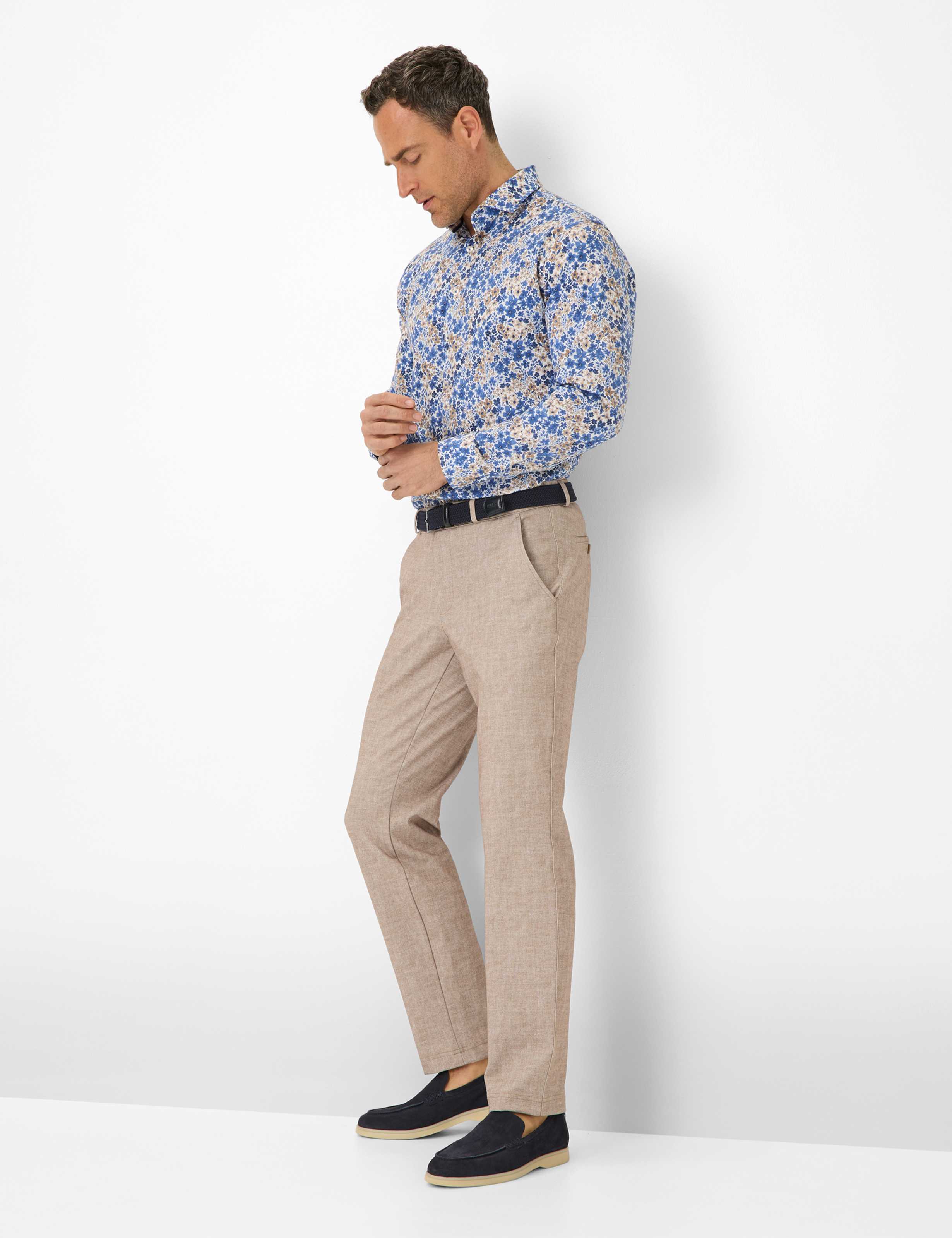 Herren Style THILO Beige Regular Fit Model Outfit