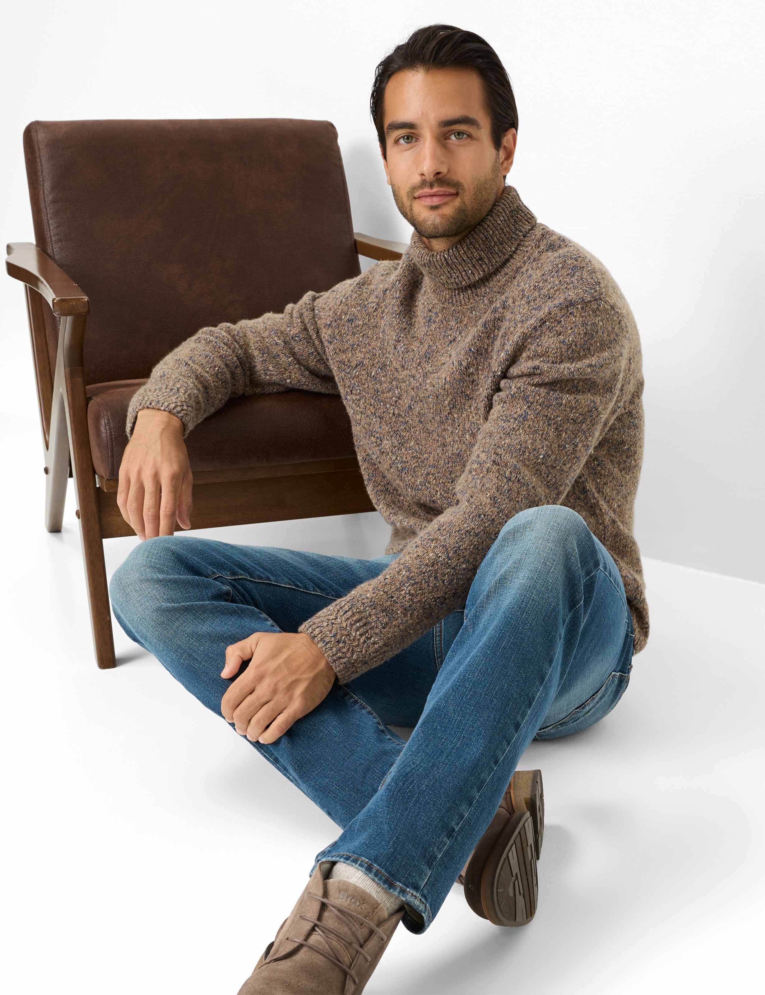 Homme Style CHUCK Denim Bleu Modern Fit Détail 1