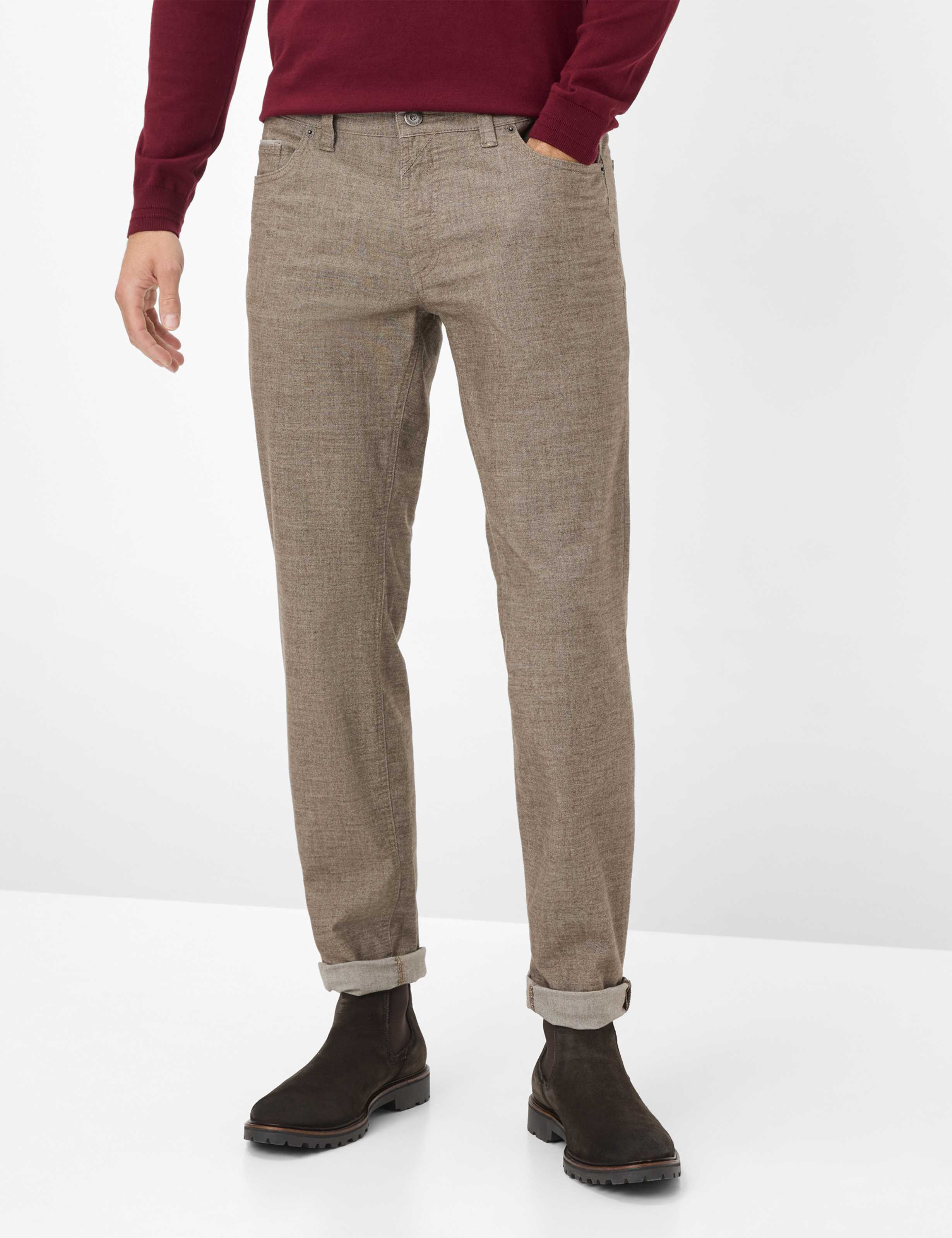 Thumbnail - Eurex by Brax Herren Five-Pocket-Hose Style LUKE, hellbraun, Gr. 24