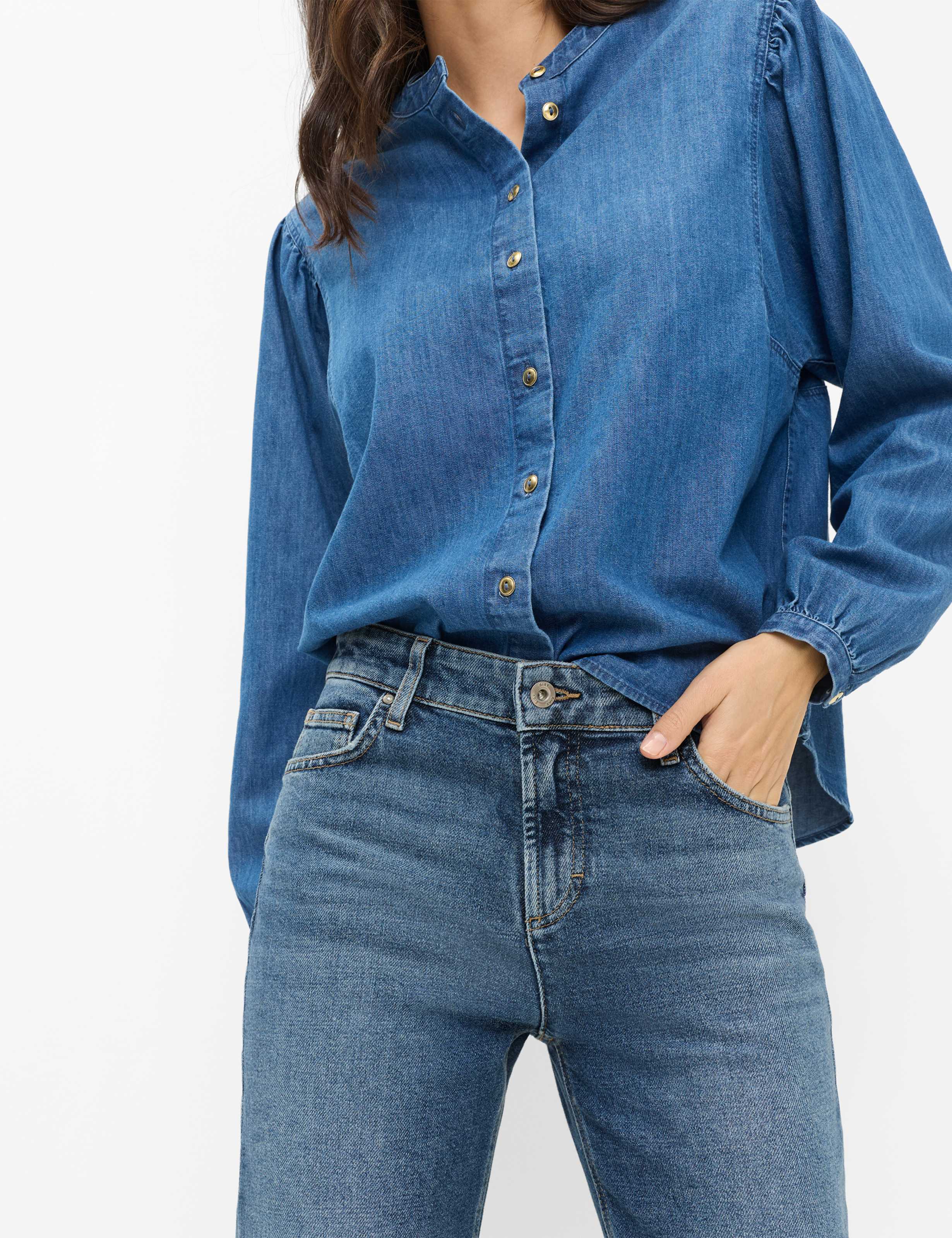Damen Style MADISON S Denim Blau Straight Fit Detail 1