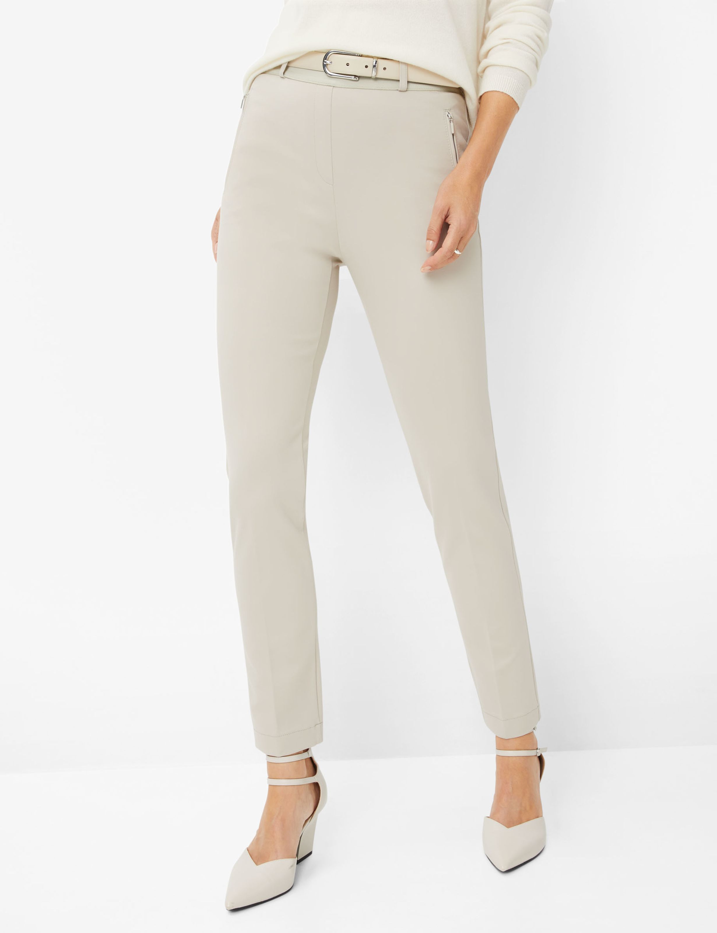 Thumbnail - Raphaela by Brax Damen Schlupfhose Style LILLYTH ECRU, hellbeige, Gr. 52K