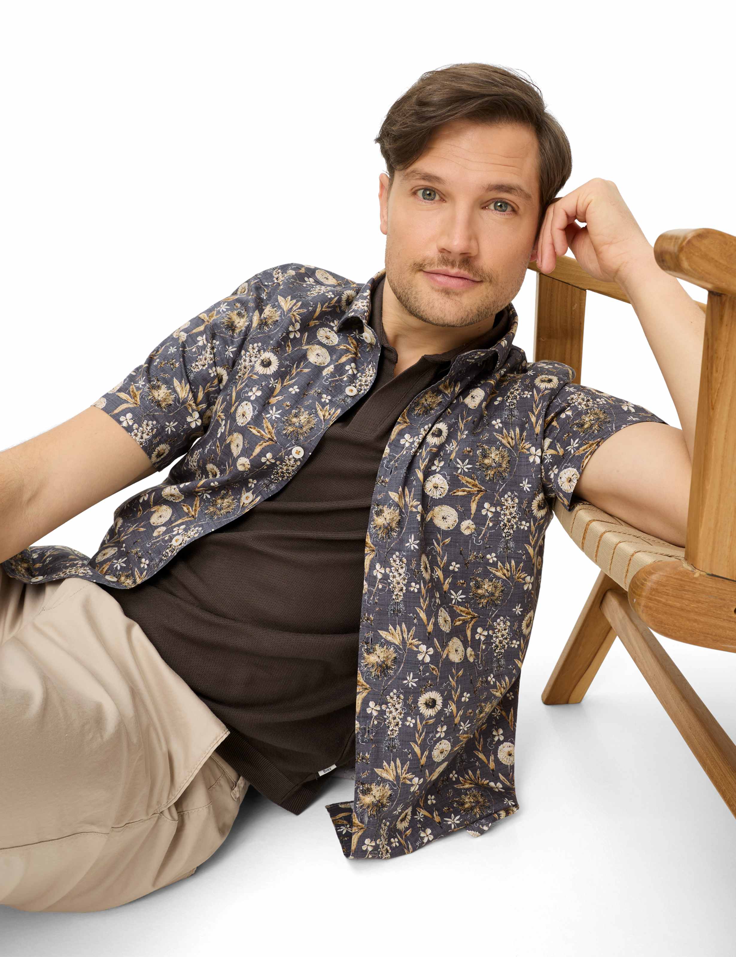 Homme Style HARDY Beige Clair  Détail 1