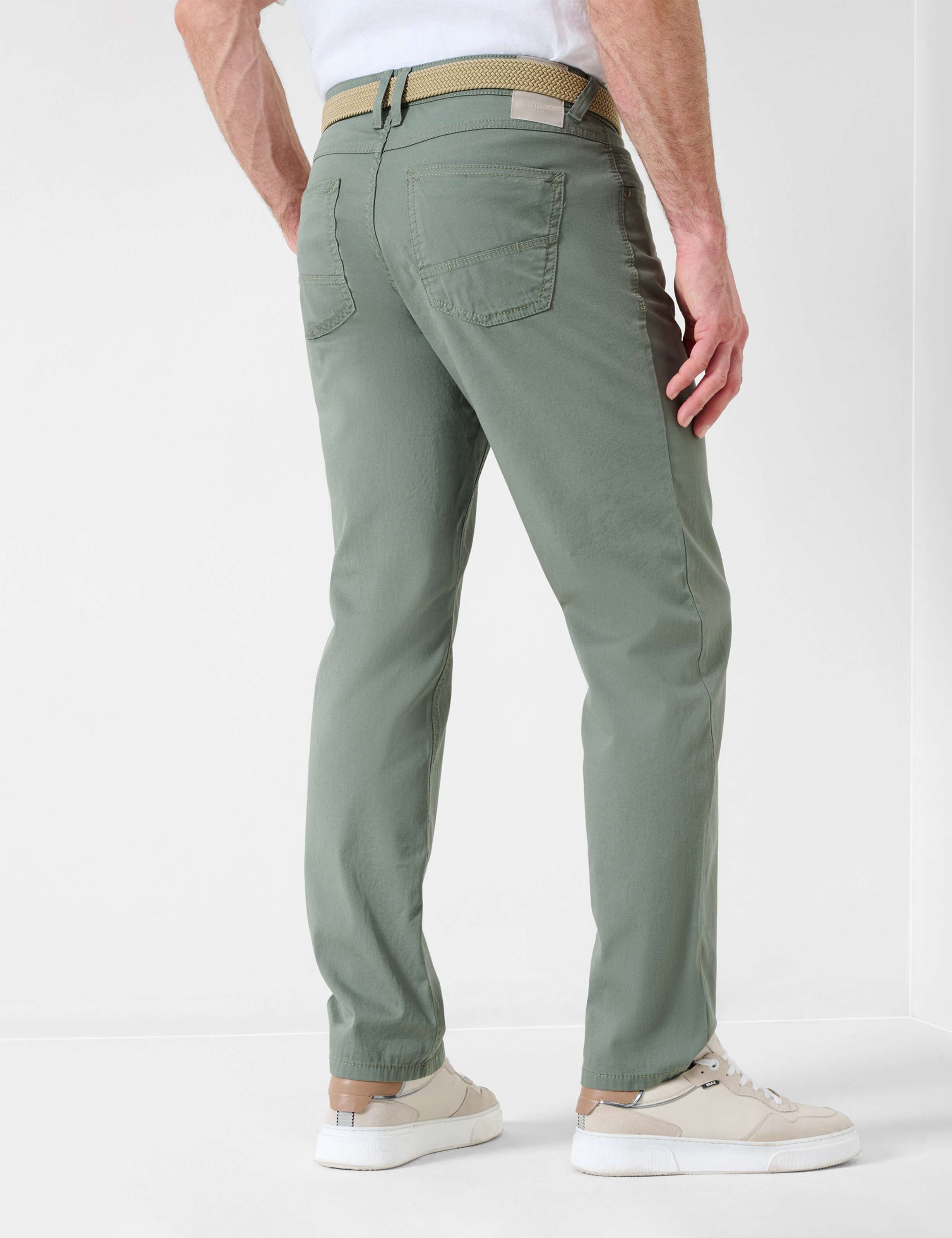 Men Style LUKE Green Regular Fit Model back