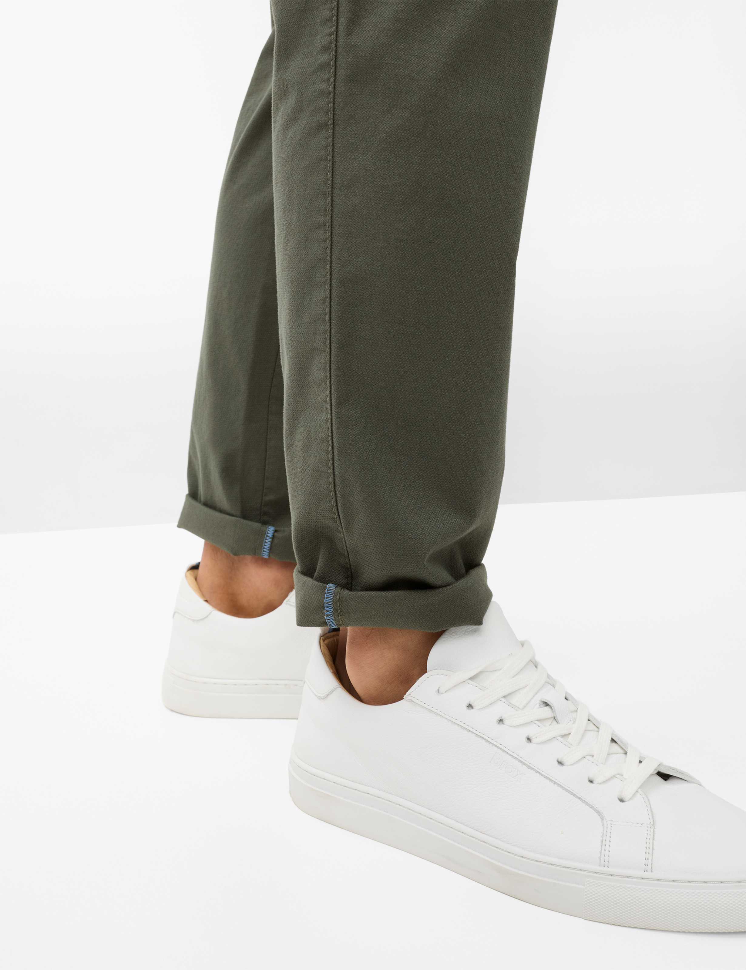 Homme Style FABIO IN Vert - Olive Modern Fit Détail 2