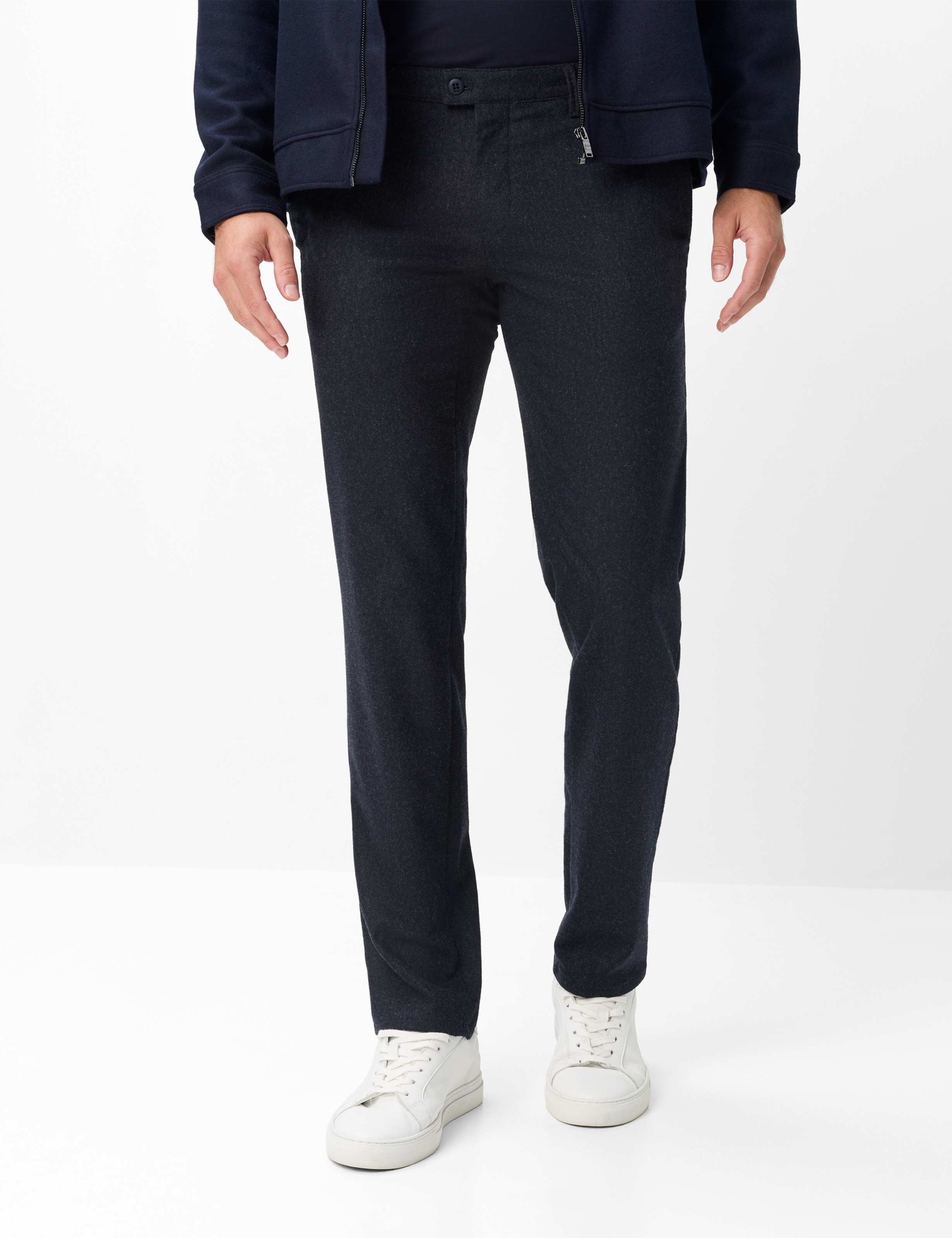 Brax Heren Chino  Style FABIO NAVY, donkerblauw, maat 31/34