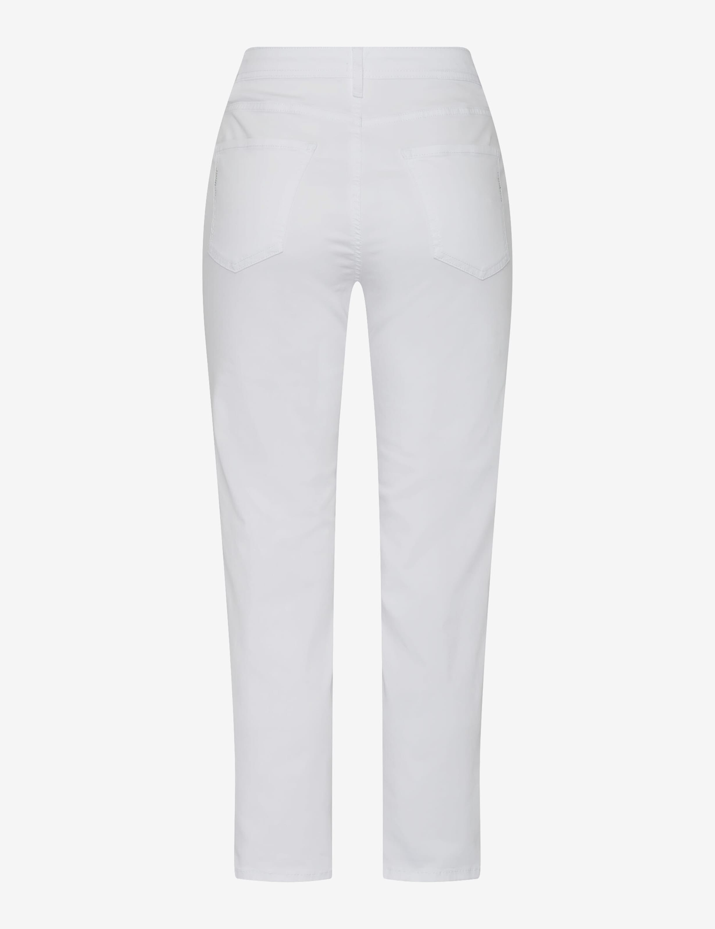 Women Style MARY S Denim White Regular Fit Stand-alone rear view