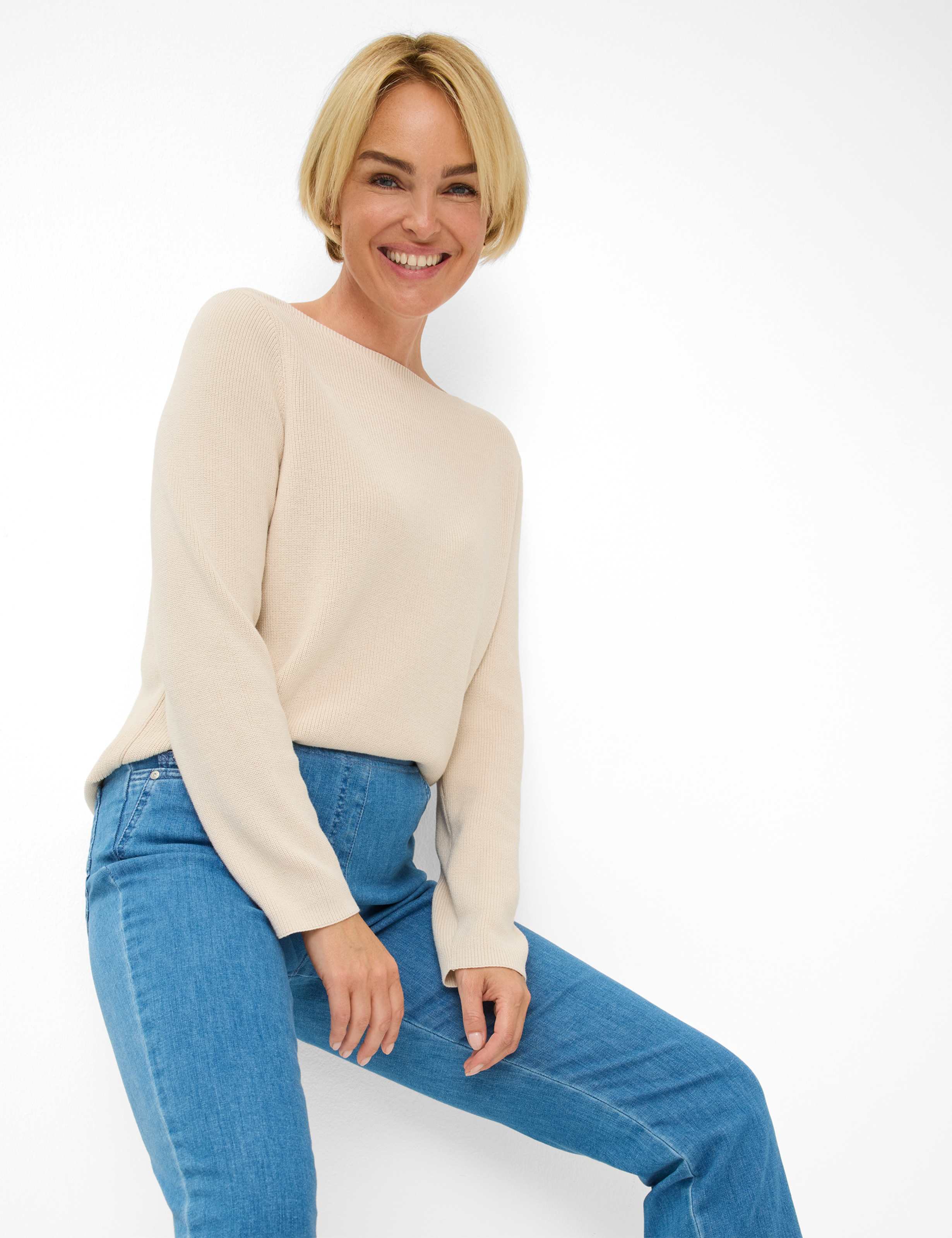 Damen Style CARINA Denim Hellblau Comfort Plus Fit Detail 1