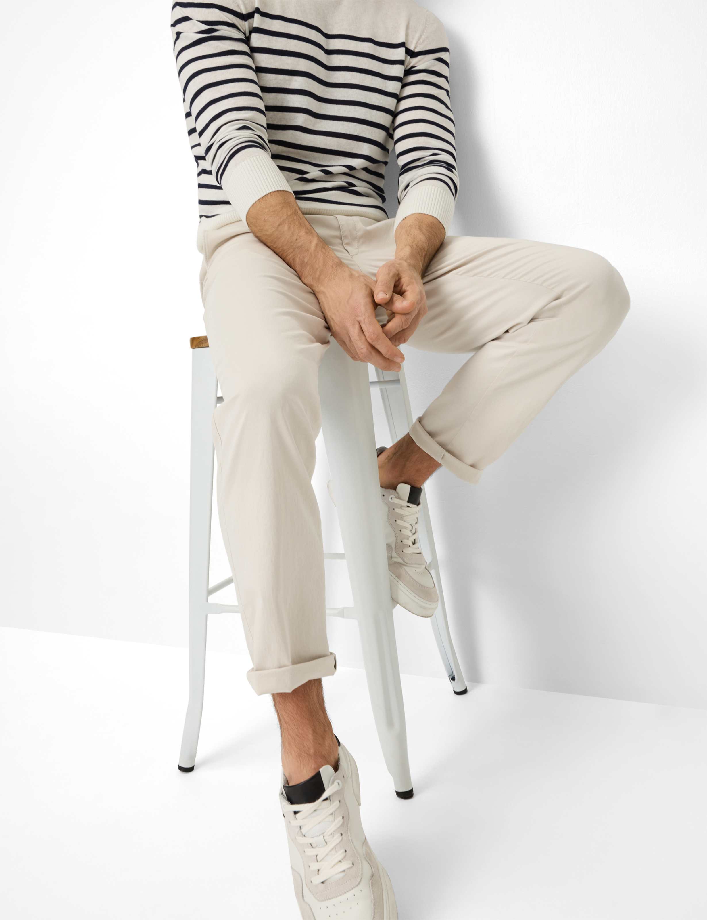 Homme Style EVANS Beige Clair Regular Fit Détail 1