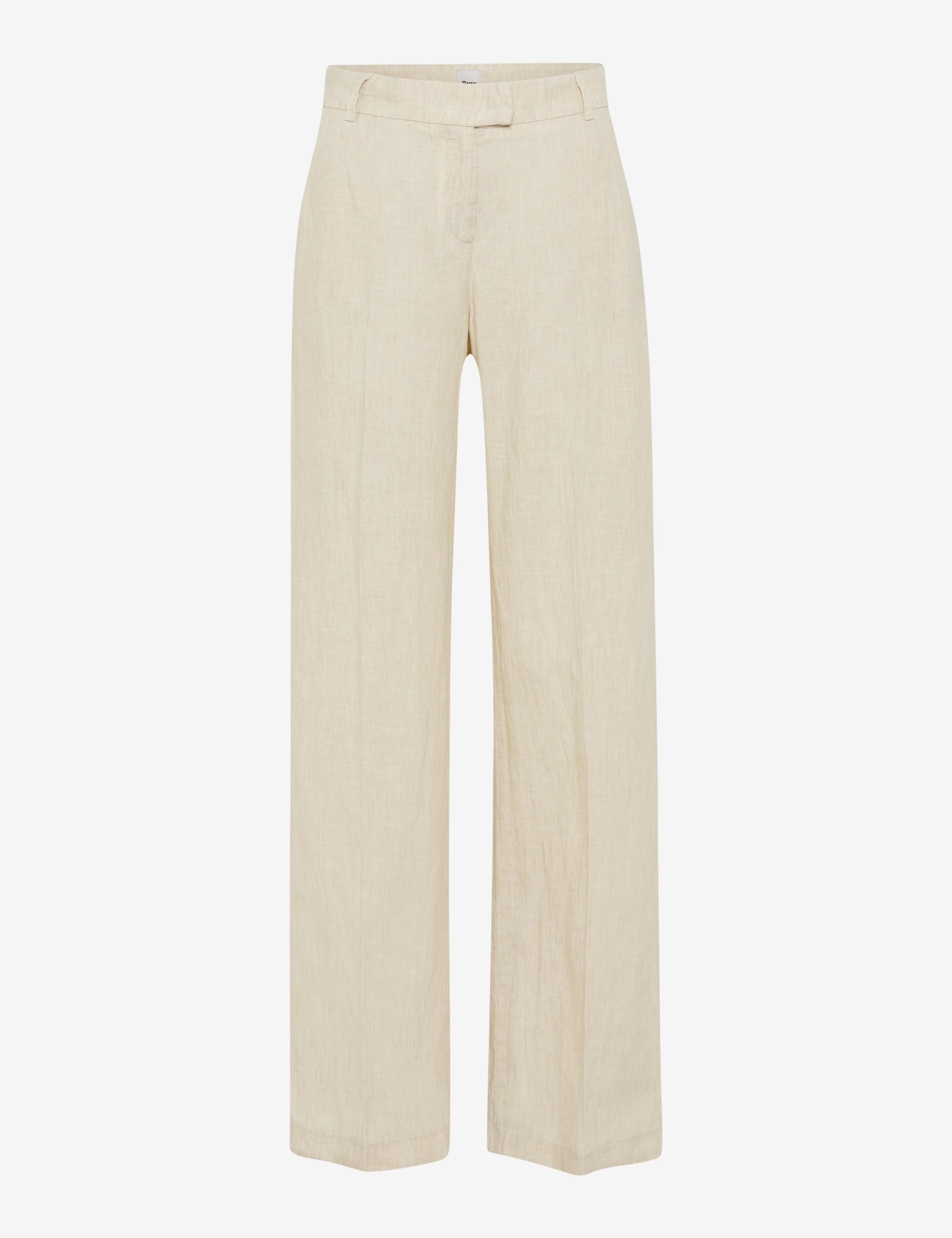Women Style MAINE Light Beige Wide Leg Stand-alone front view