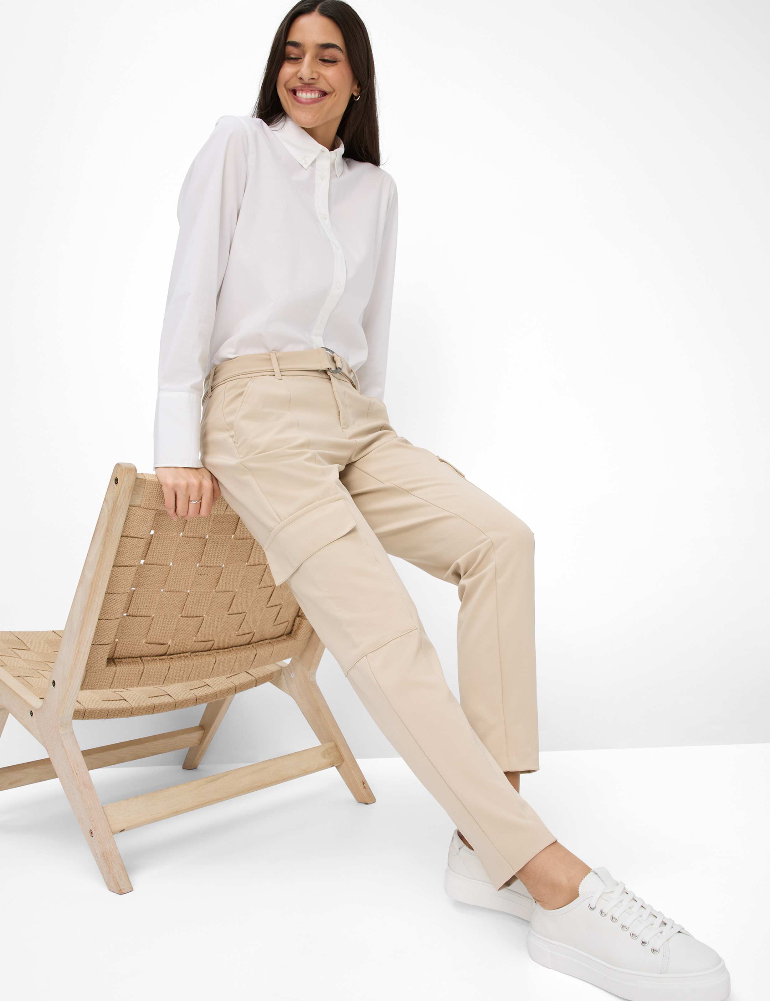 Damen Style MORRIS Beige Relaxed Fit Detail 1