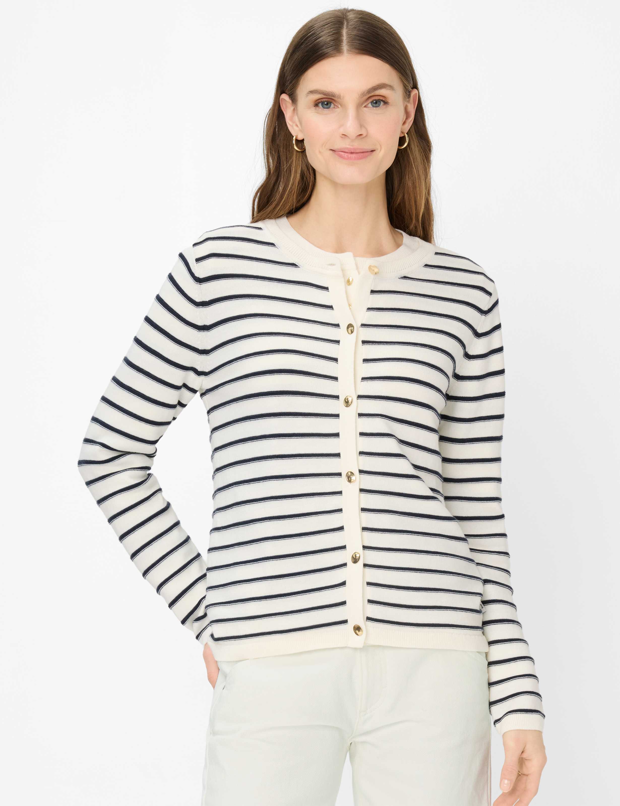 Thumbnail - Brax Damen Strickjacke Style ANN navy, dunkelblau, Gr. 42