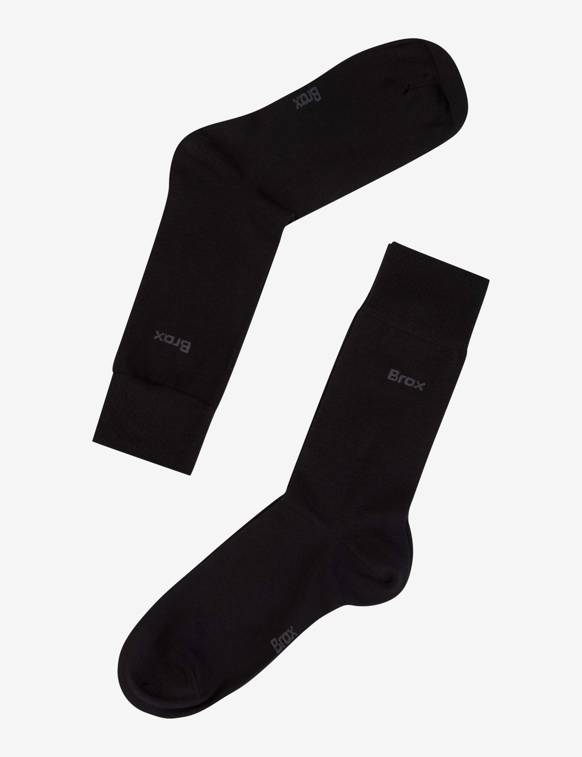 Herren Style 2ER HERRENSOCKEN Schwarz  Freisteller Rueck