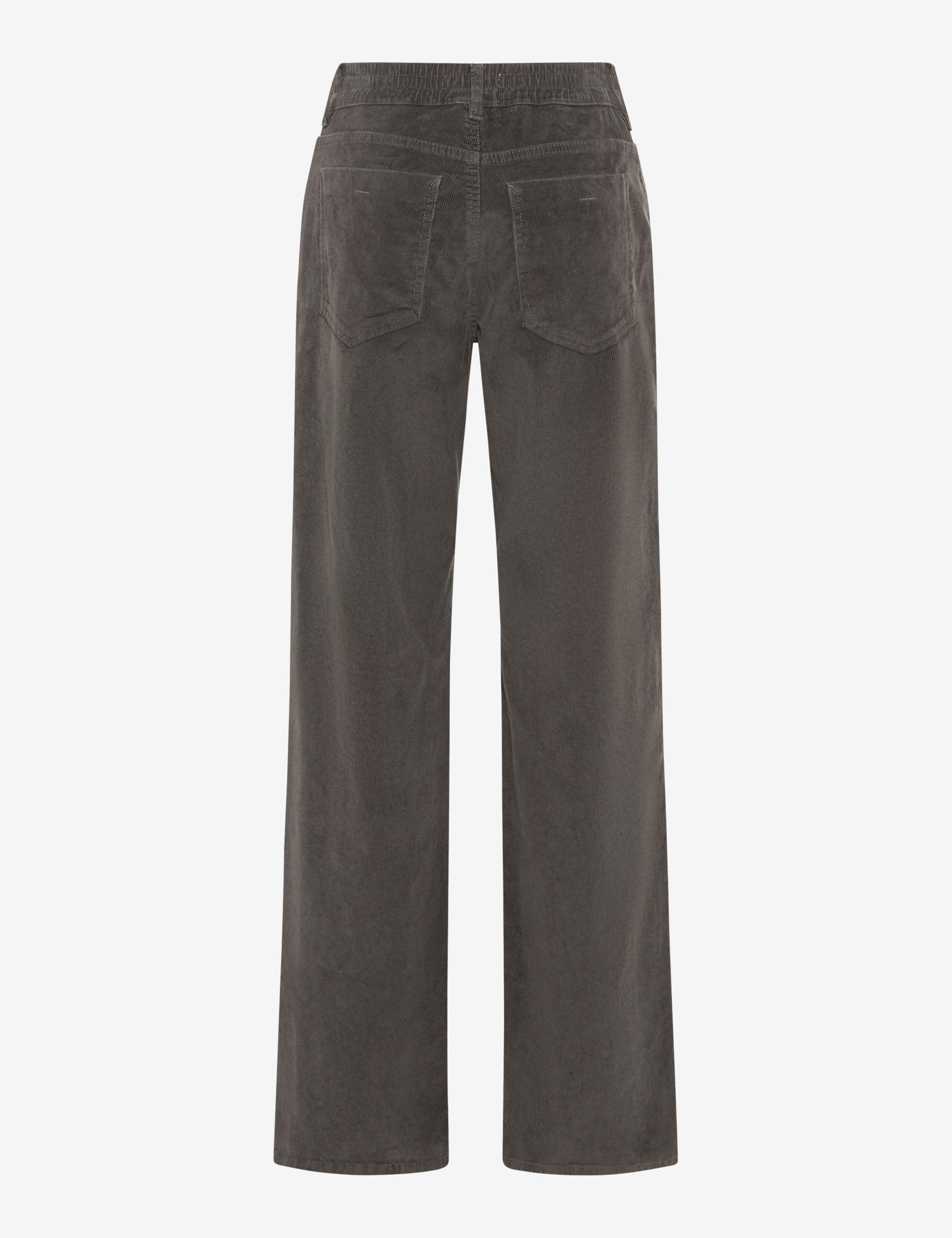 Dames Style MORGAN Donkergrijs Wide Leg Beel achterkant