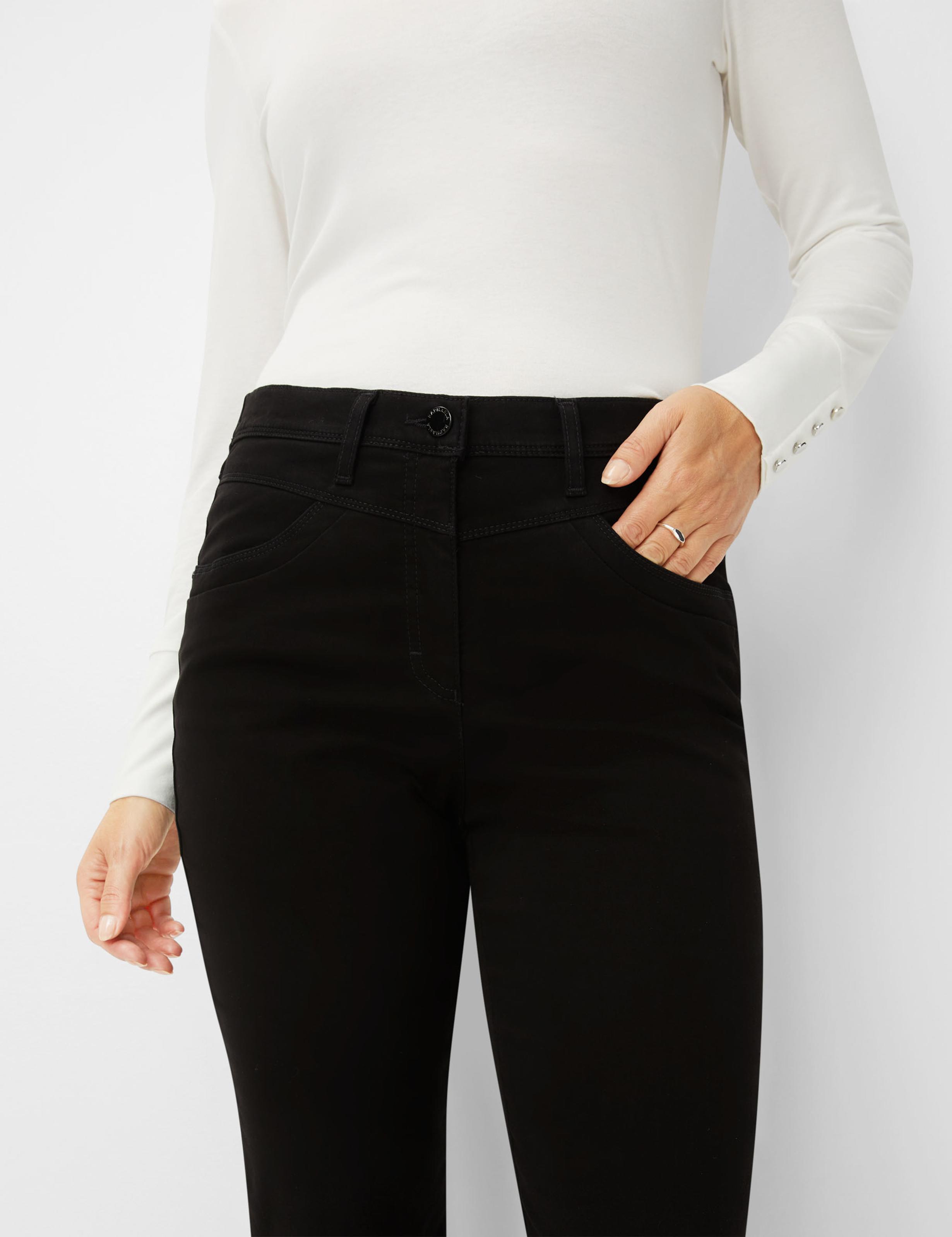 Damen Style LAURA NEW Schwarz Super Slim Fit Detail 2
