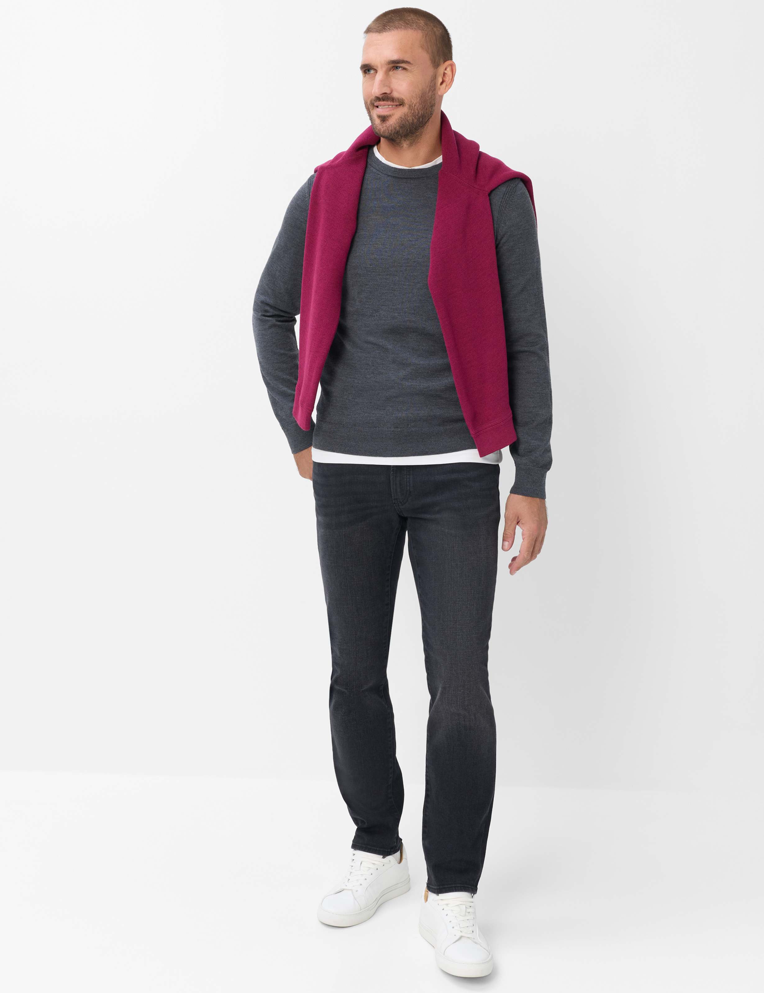 Herren Style RICK Dunkelgrau  Model Outfit