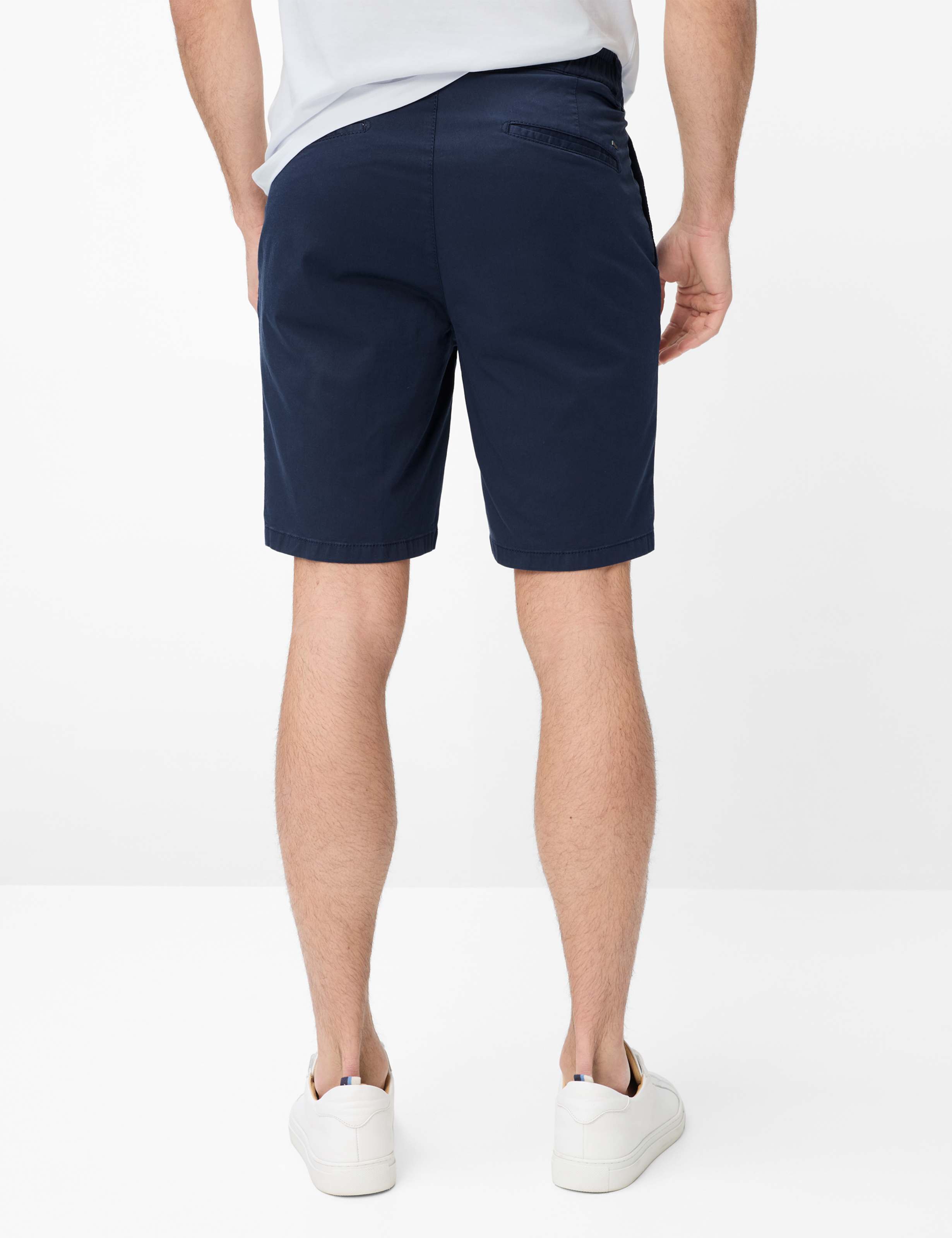 Homme Style TINO Bleu Foncé Relaxed Fit Dos mannequin