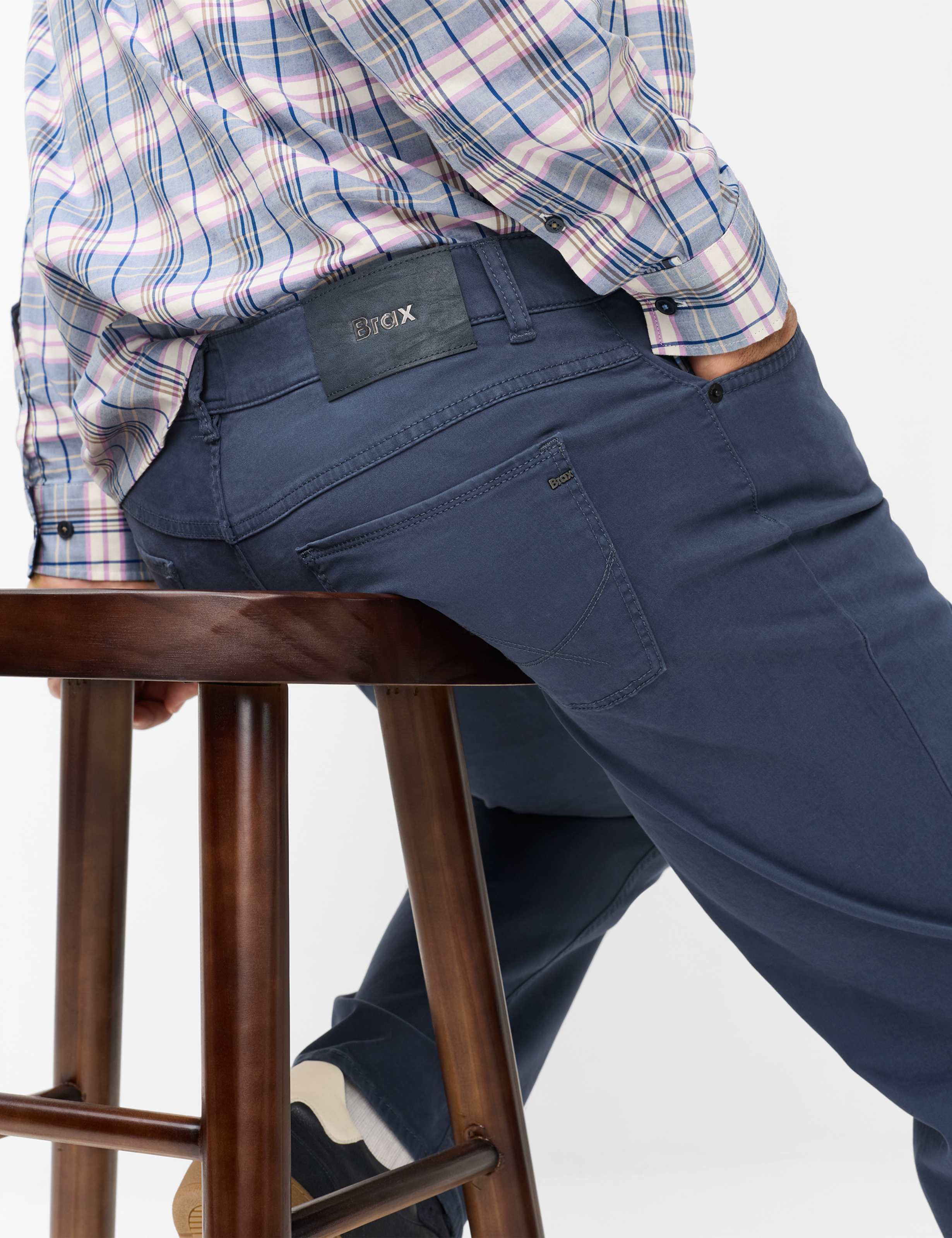 Homme Style COOPER Bleu Foncé Regular Fit Détail 1