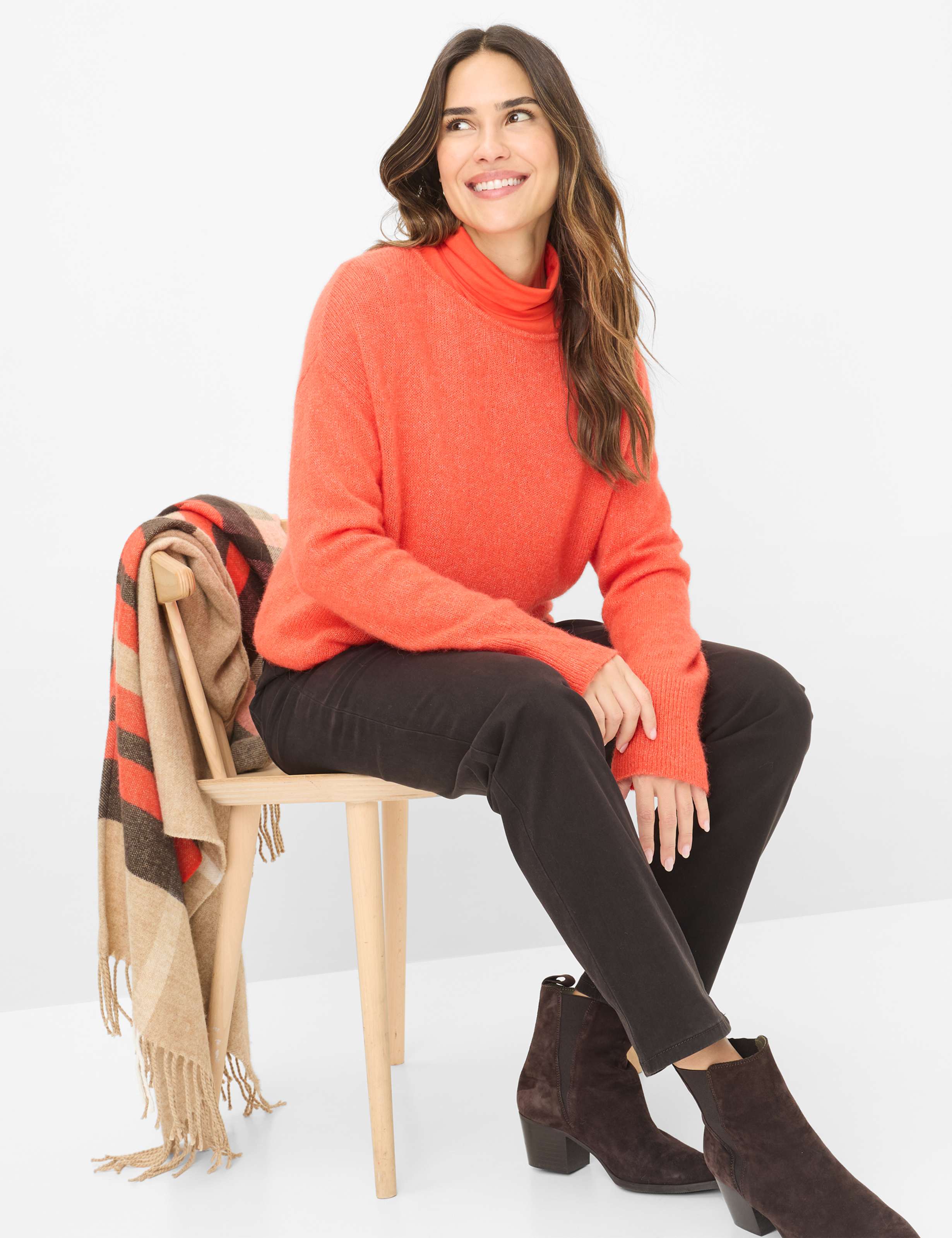 Damen Style CORRY Dunkelbraun Comfort Plus Fit Detail 1