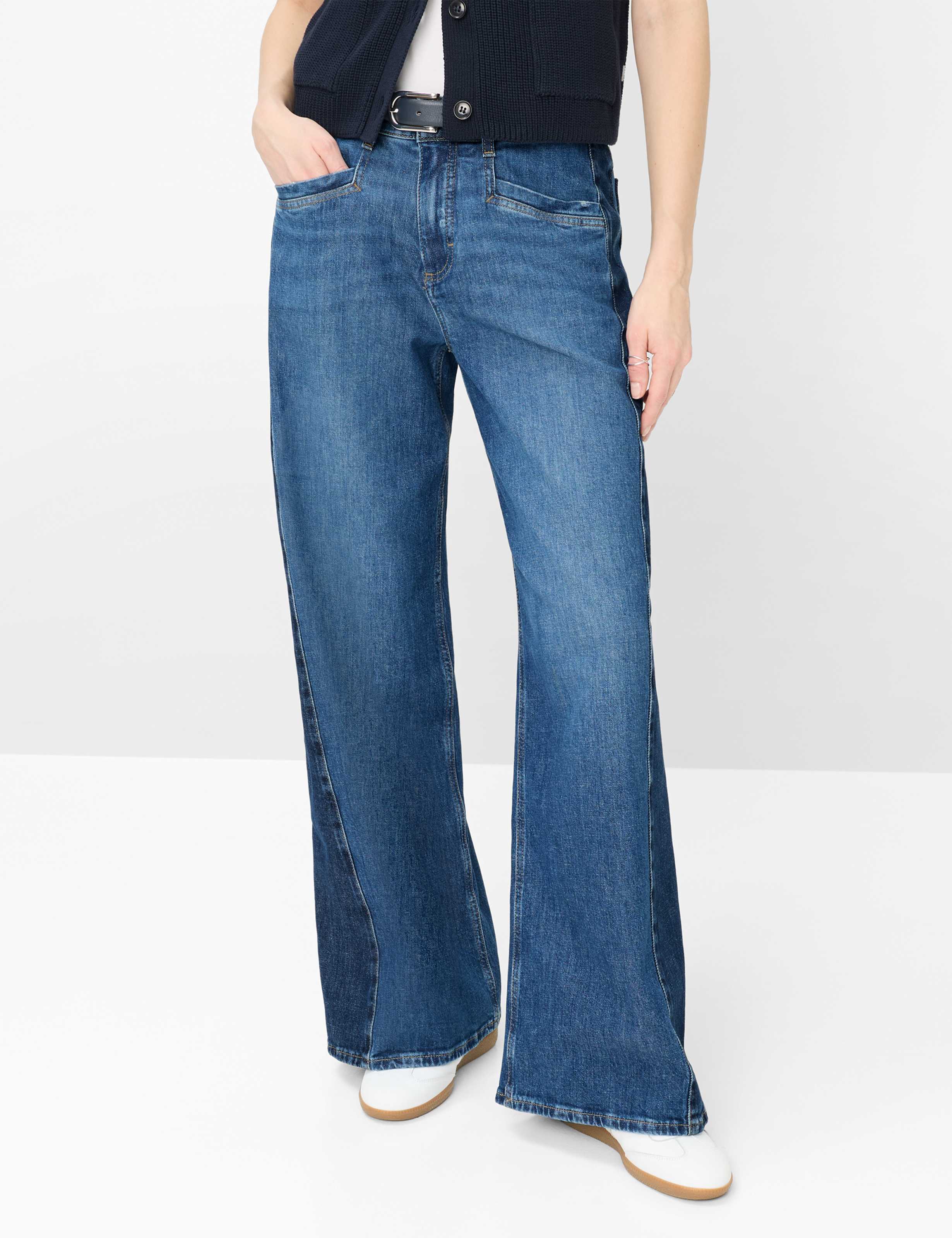 Thumbnail - Brax Damen Five-Pocket-Hose Style MORGAN MIXED INDIAN OCEAN, denim hellblau, Gr. 34