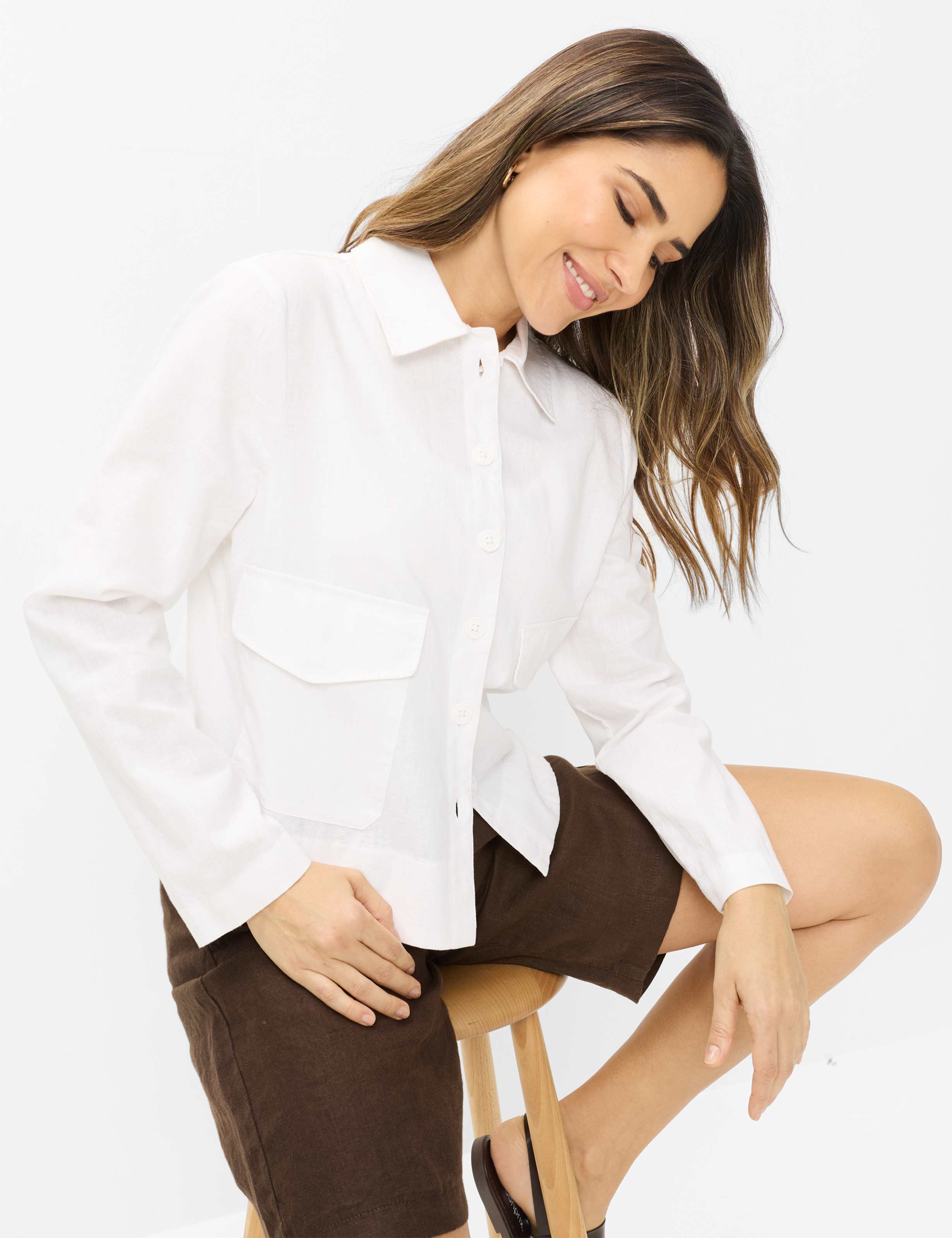 Femme Style VEGA Blanc  Détail 1