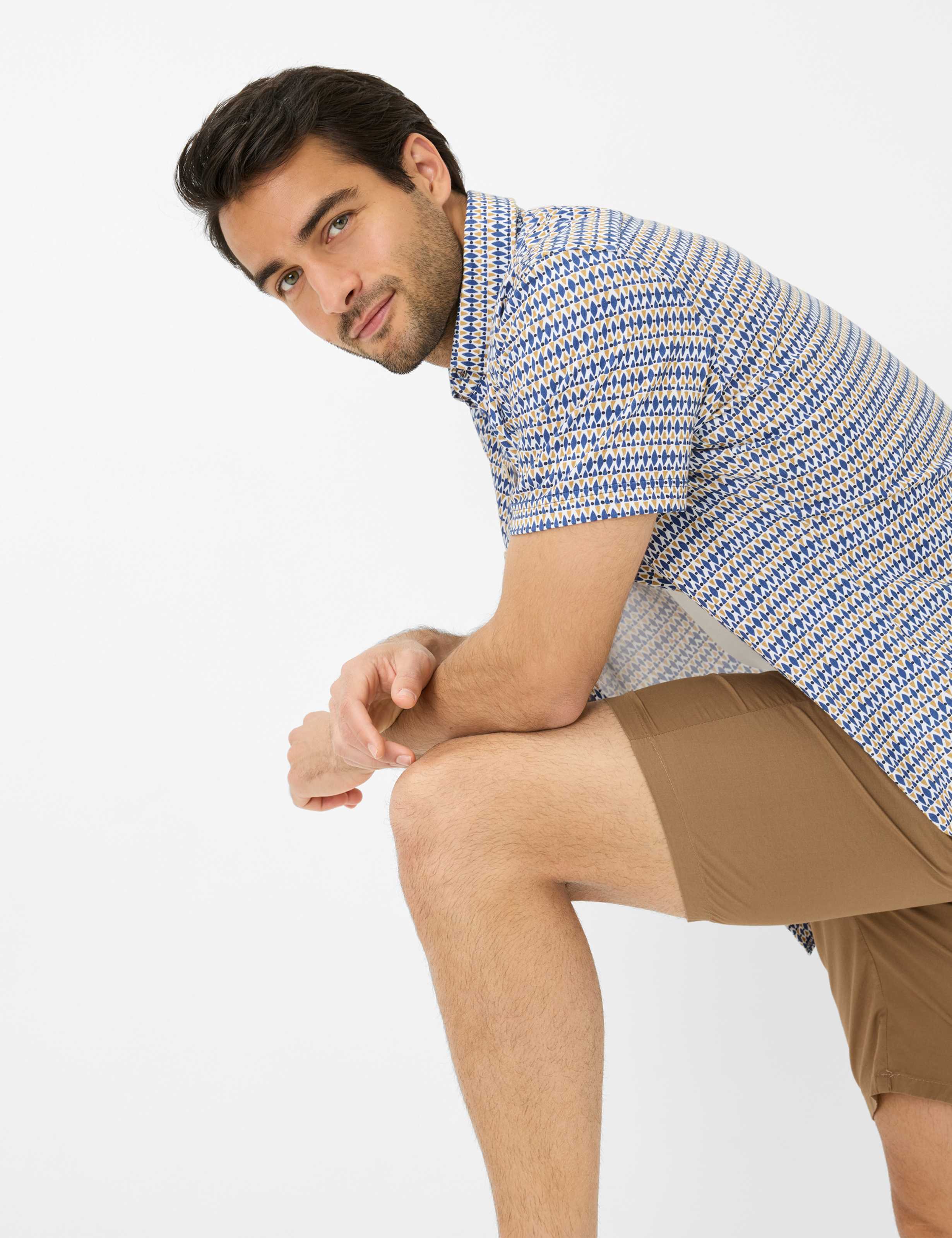 Homme Style TINO Marron Relaxed Fit Détail 1