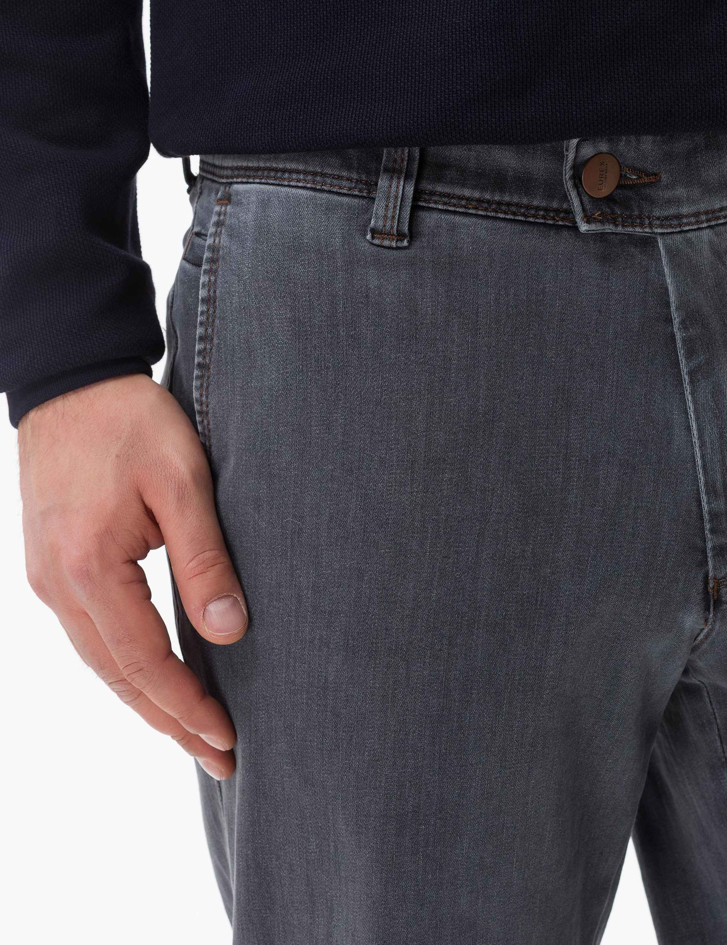 Men Style JIM Denim Medium Gray Regular Fit Detail 1