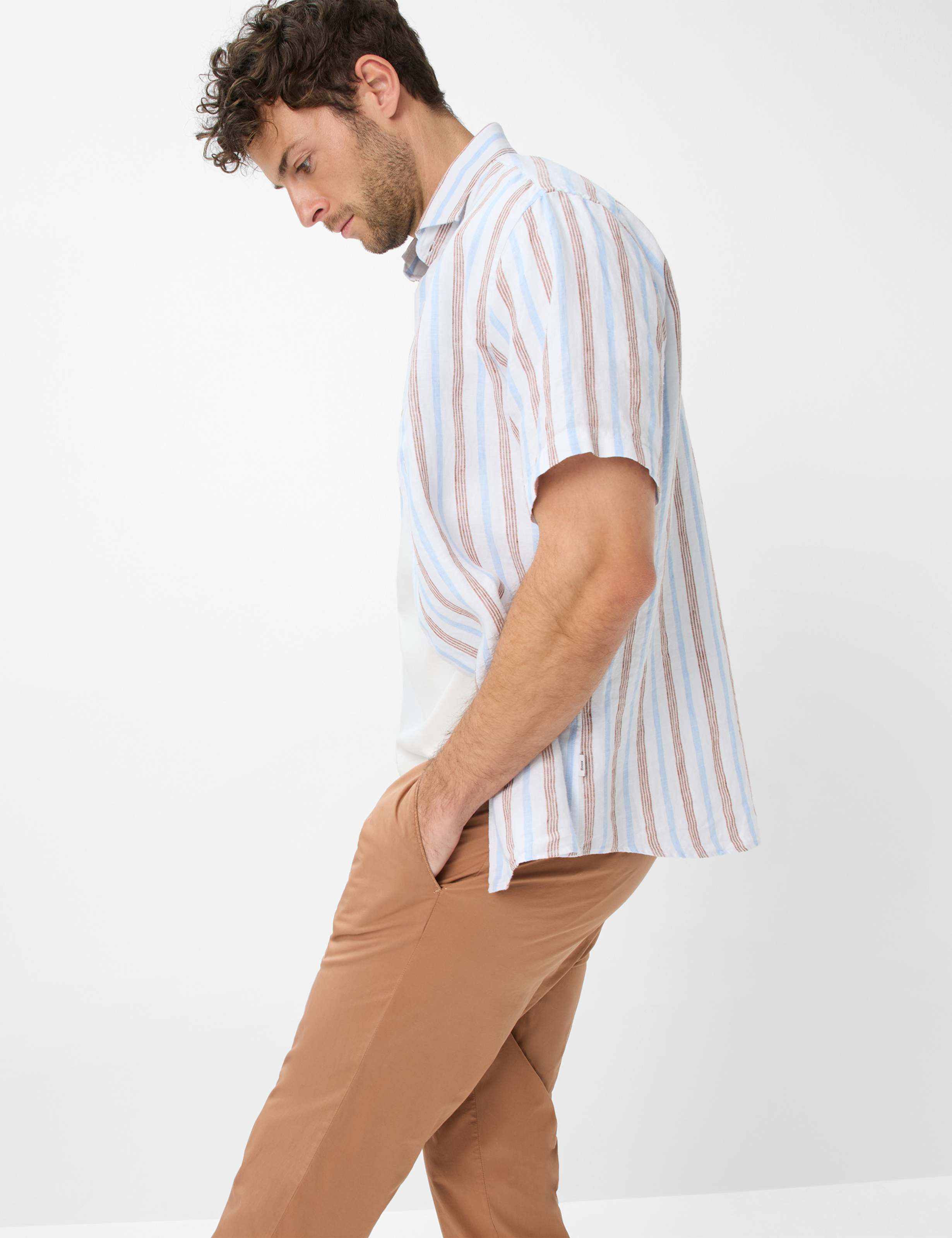 Homme Style TINO Marron Relaxed Fit Détail 1