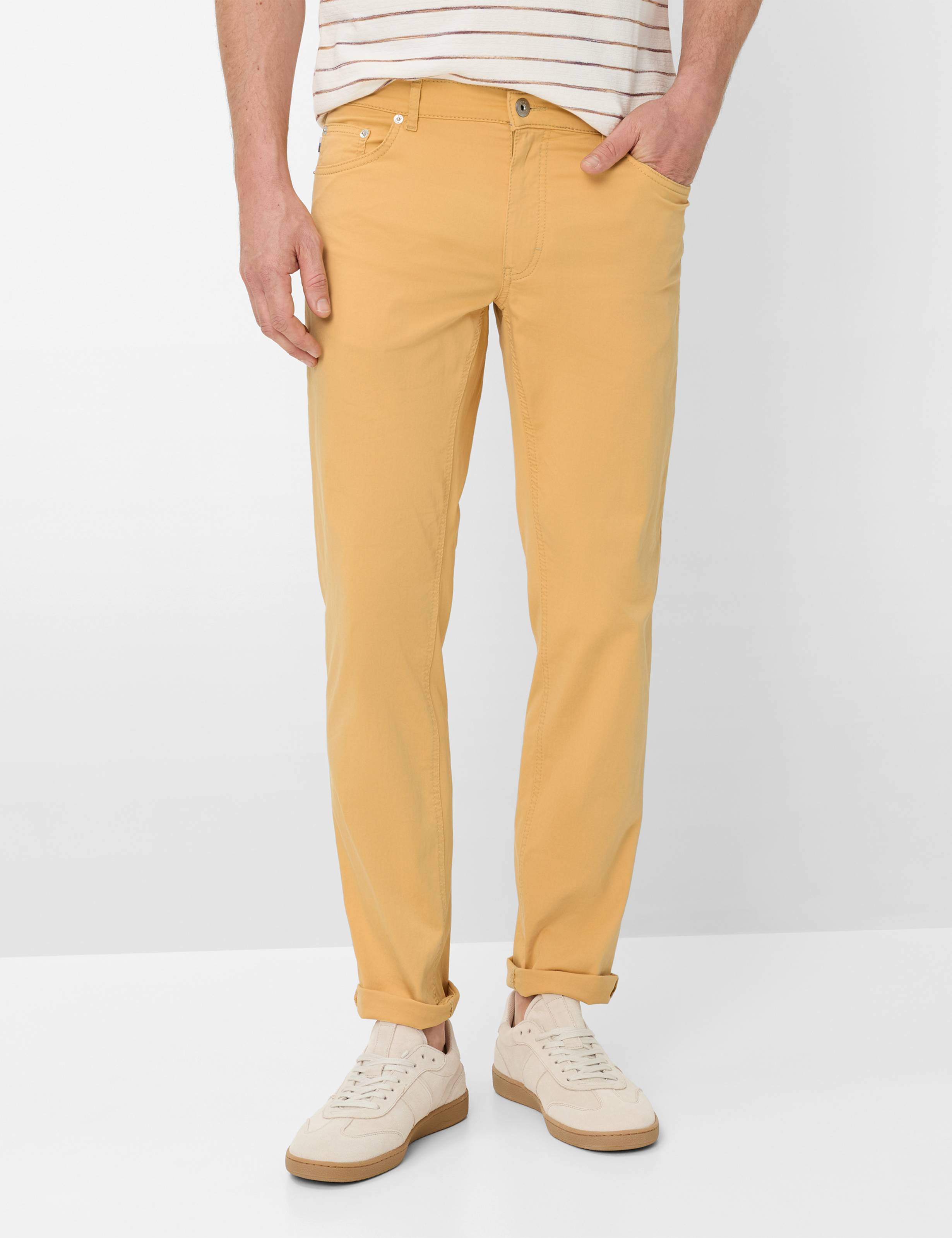 Thumbnail - Brax Herren Five-Pocket-Hose Style COOPER SUNRISE, gelb, Gr. 31/32