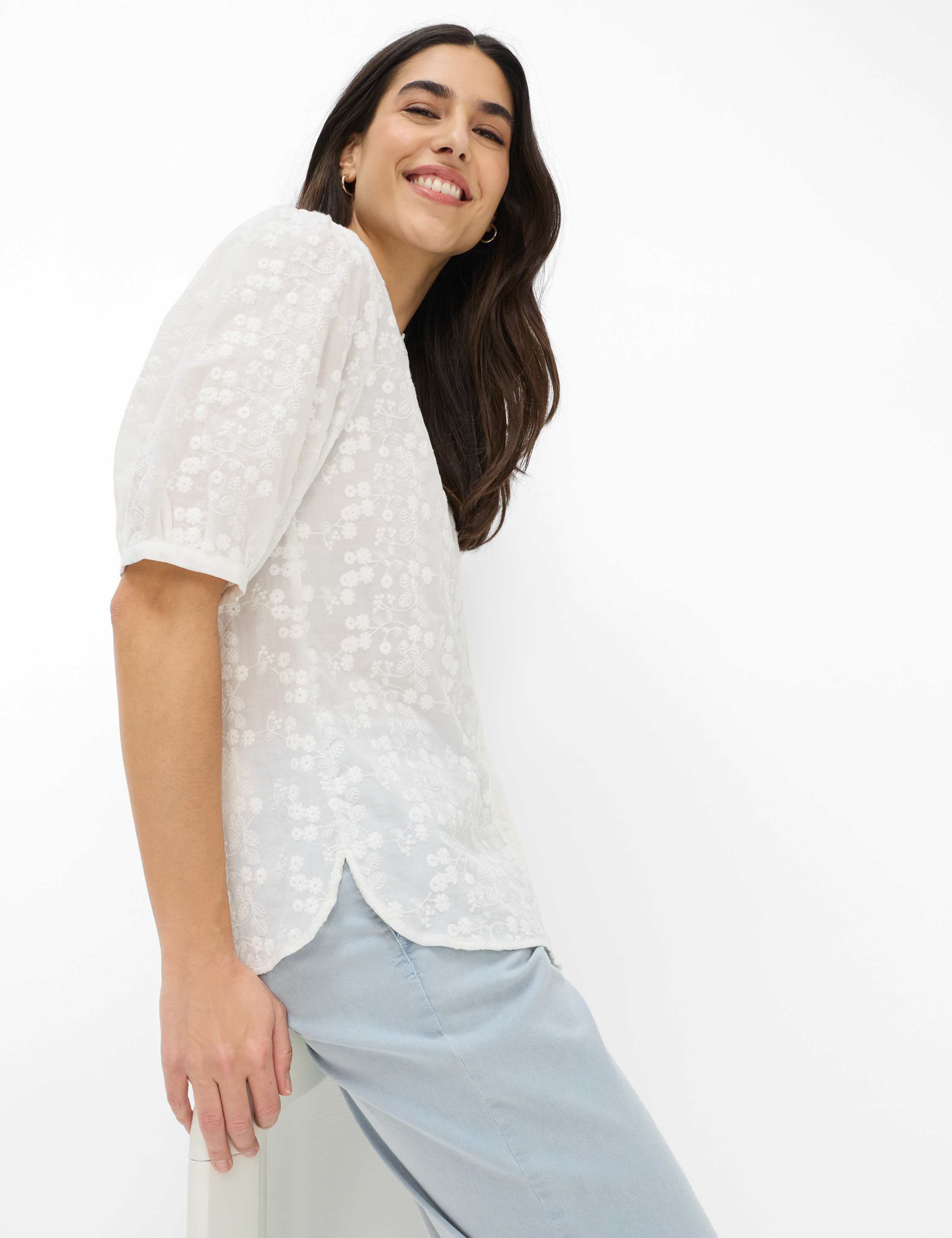 Dames Style VEA Wit  Detail 1