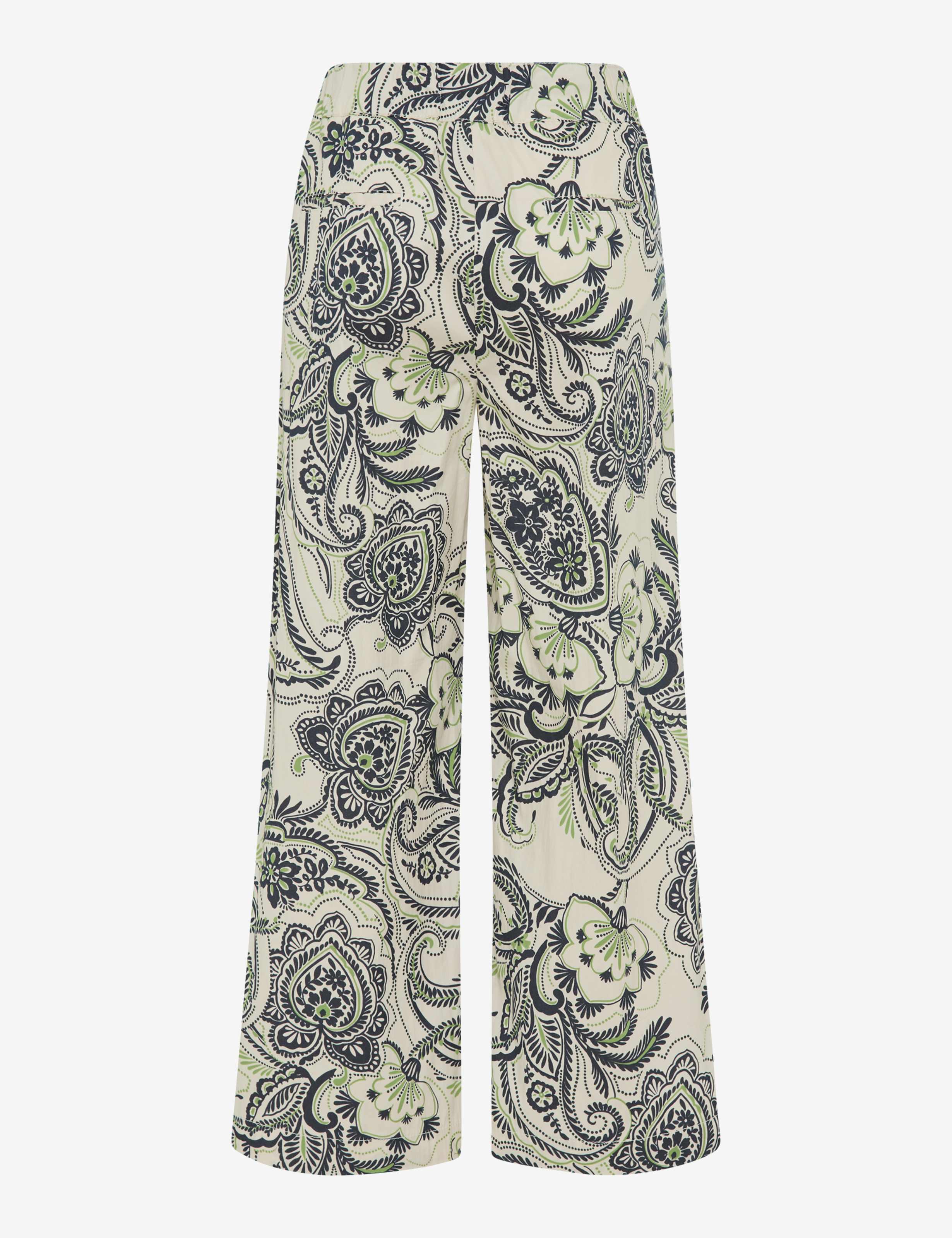 Femme Style MAINE S Vert Wide Leg Détourage avant