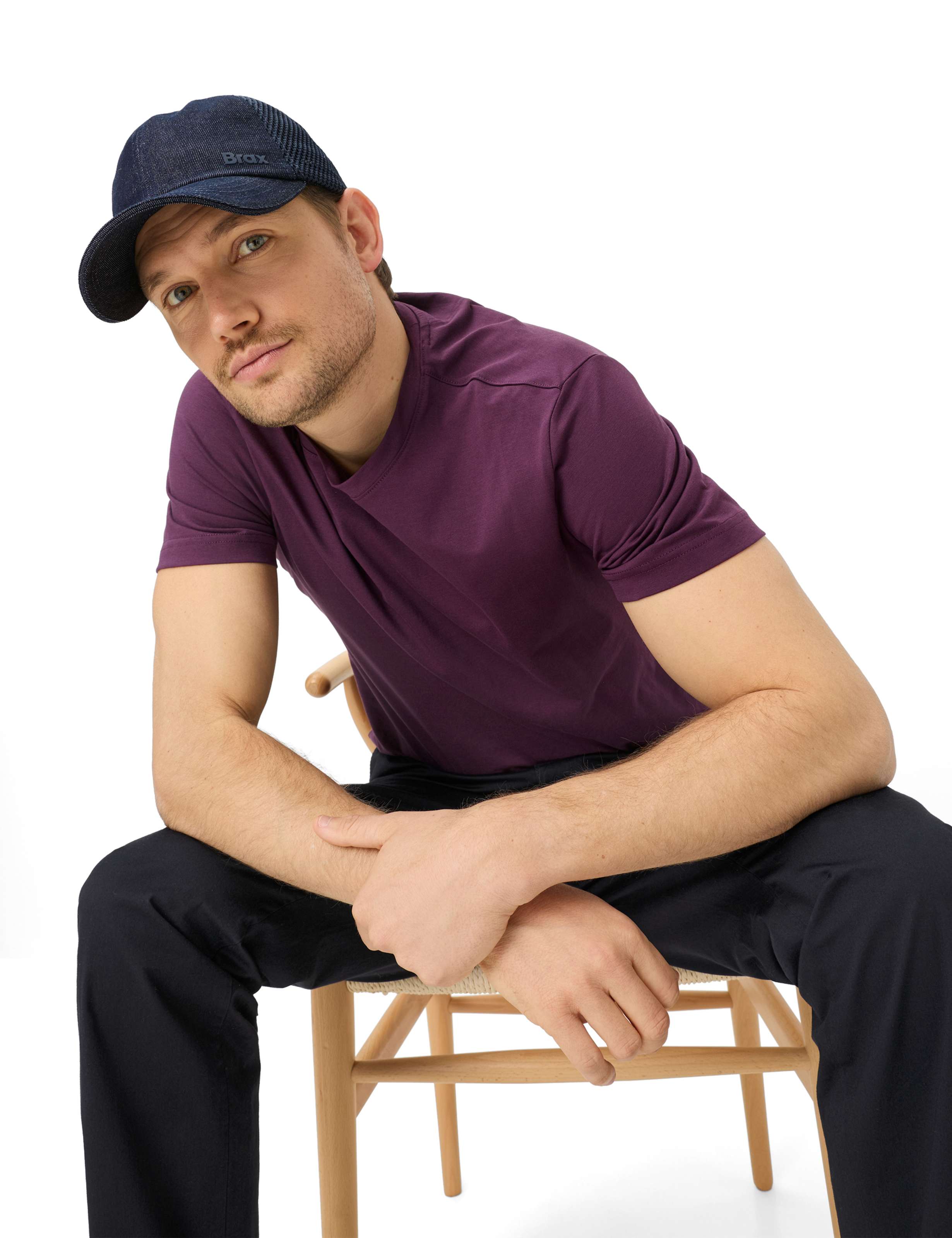 Homme Style TED Violette Foncé  Détail 1