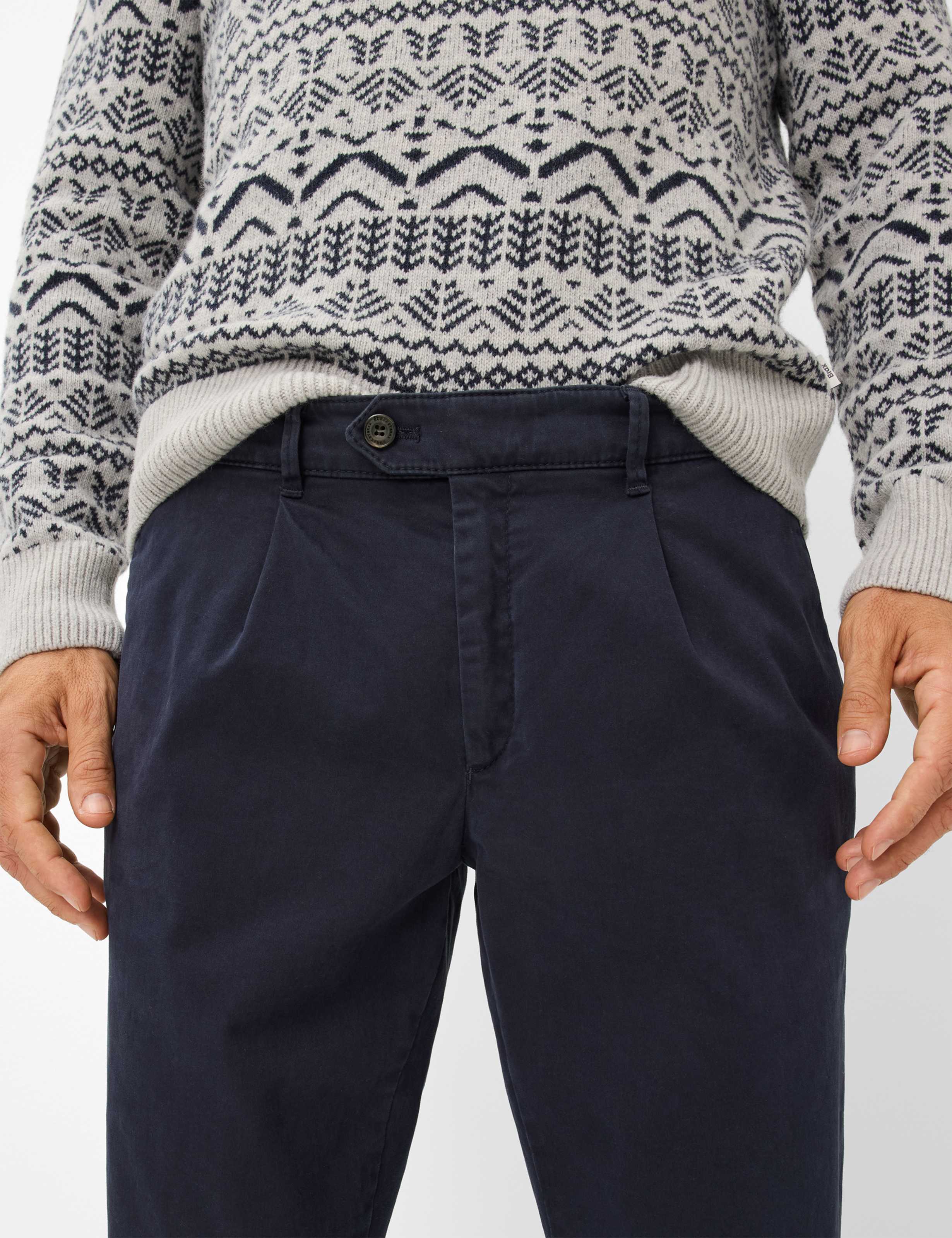 Men Style LUIS Dark Blue Regular Fit Detail 2
