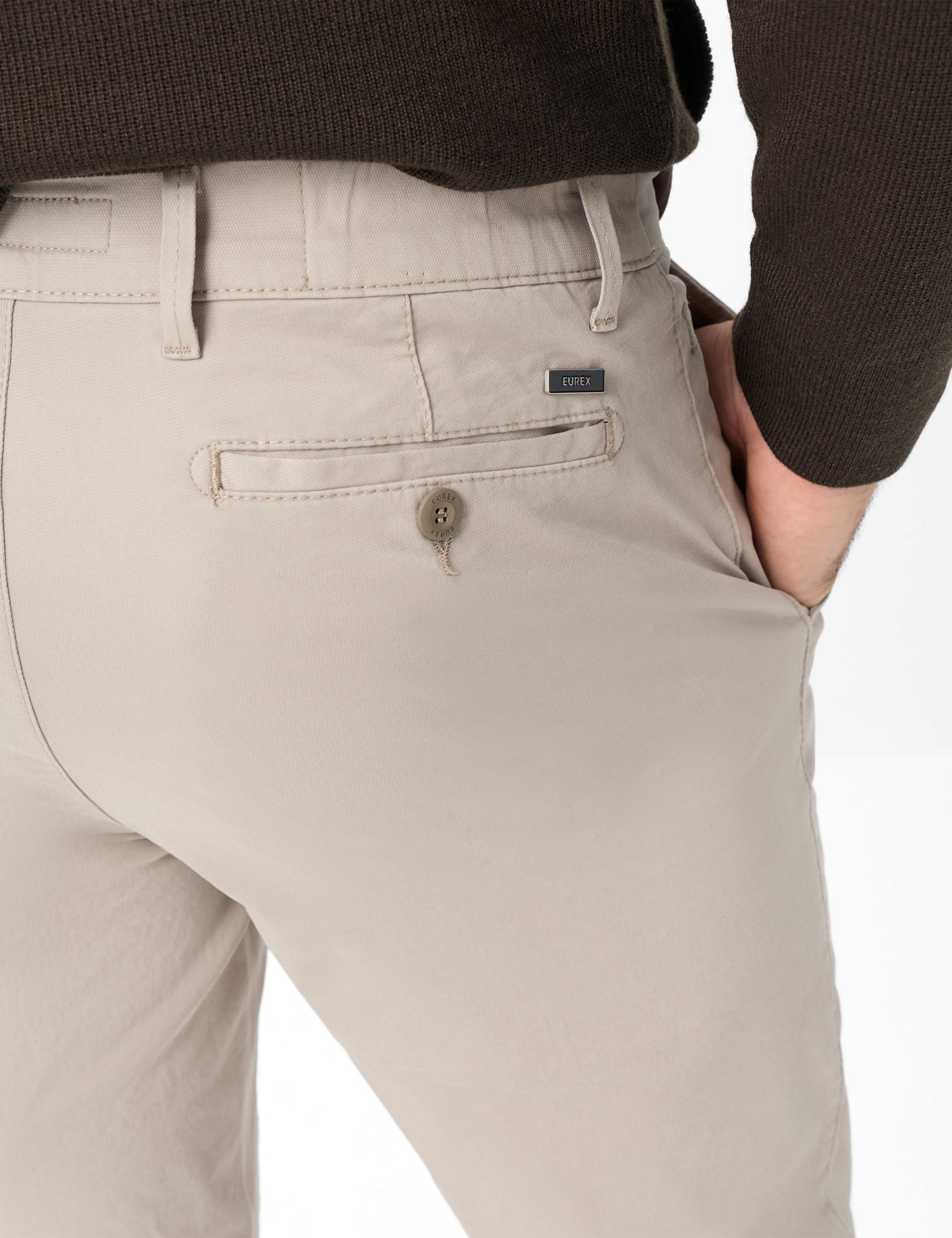 Herren Style THILO Hellbeige Regular Fit Detail 2