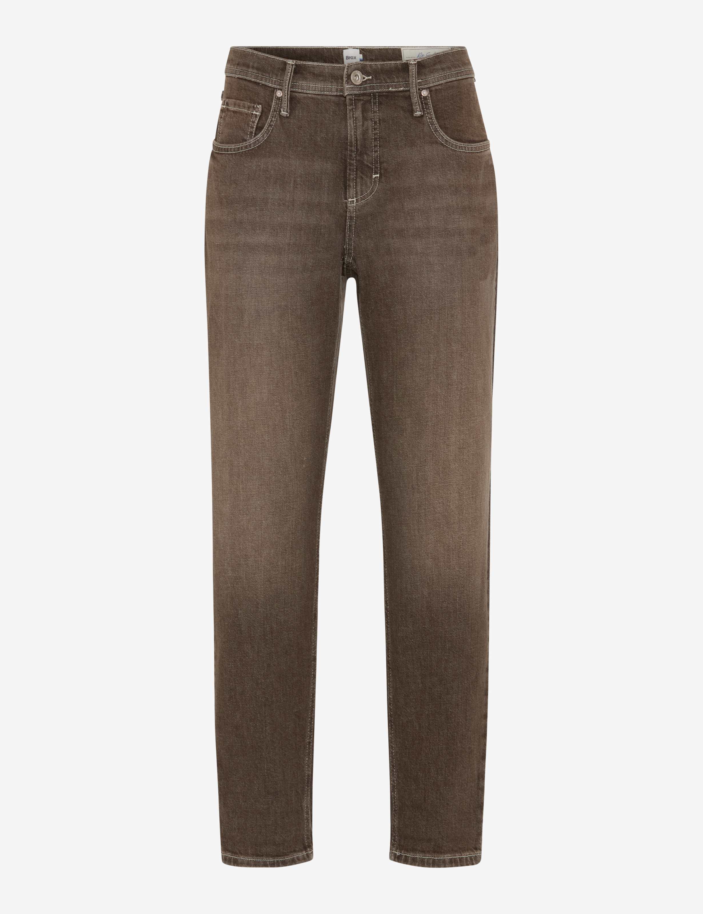 Dames Style MILEY S Denim Donkerbruin Tapered Fit Beeld voorkant