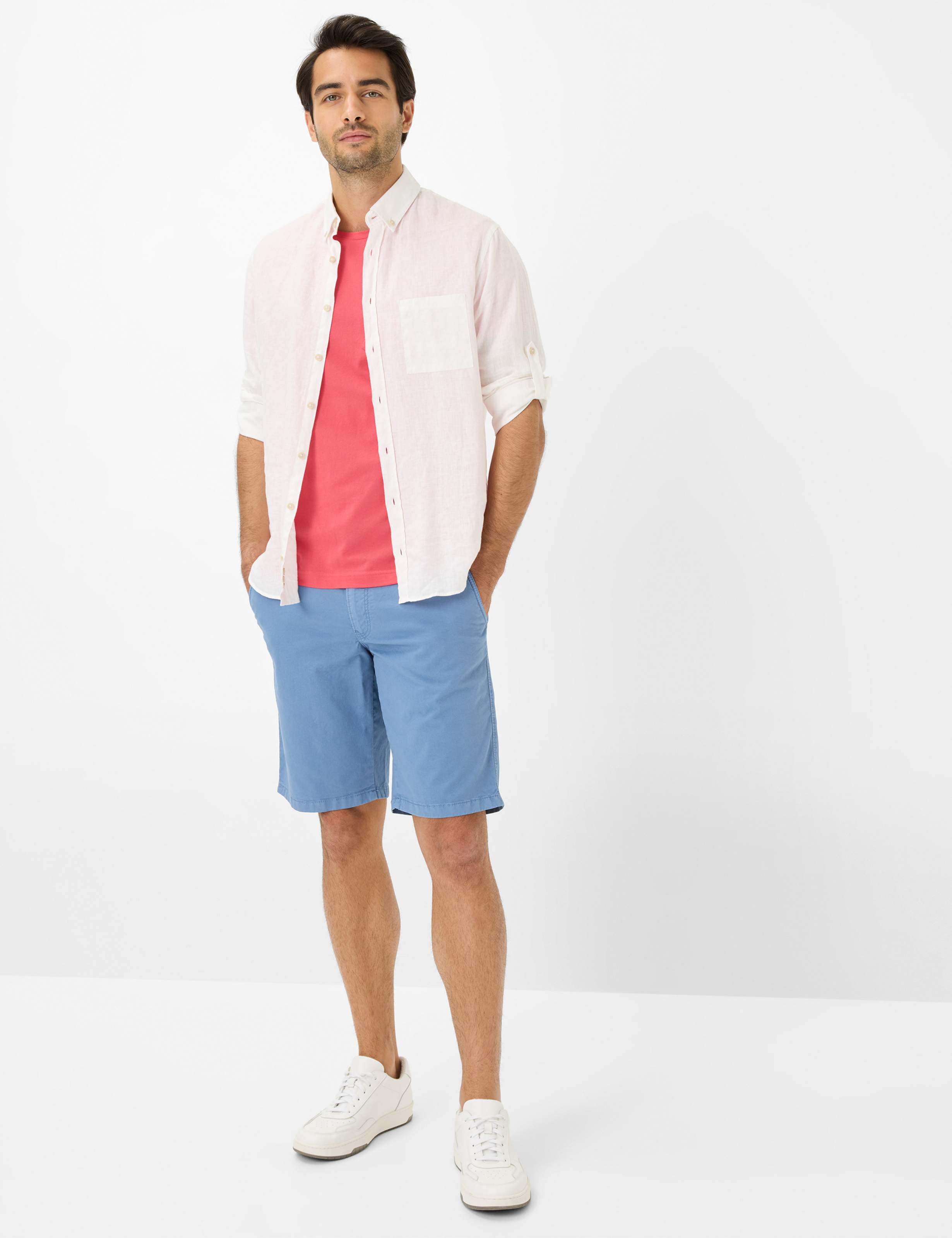 Homme Style TODD Rouge Clair  Tenue du mannequin