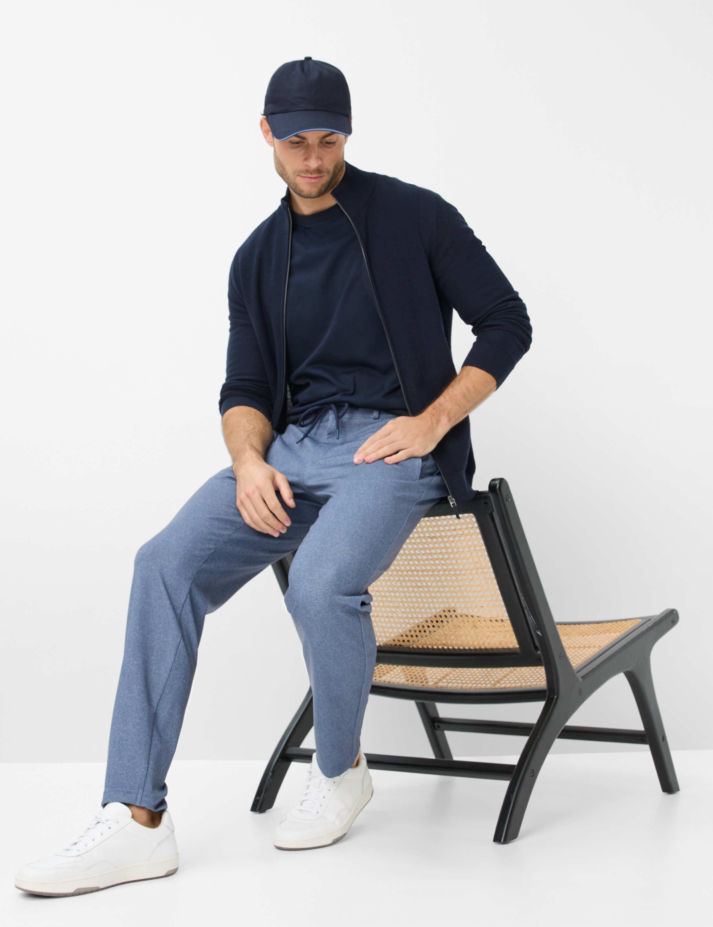 Heren Style PHIL Blauw Relaxed Fit Detail 1